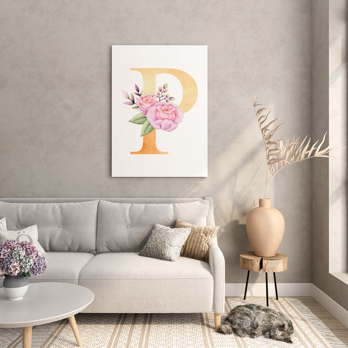 Blossom Letters Canvas