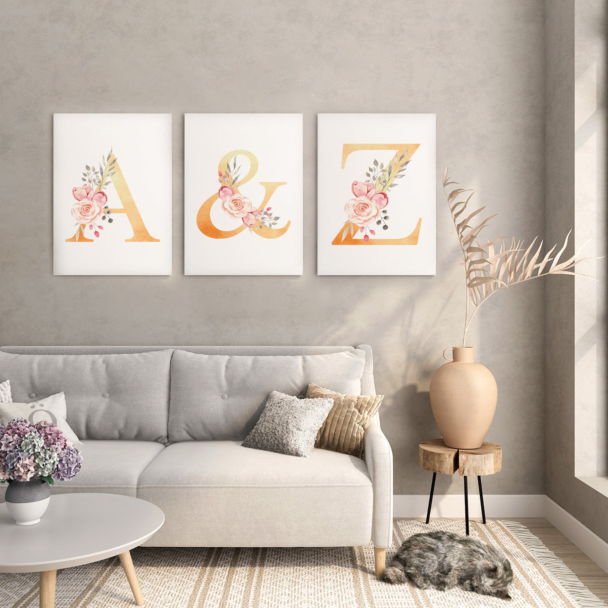 Blossom Letters Canvas