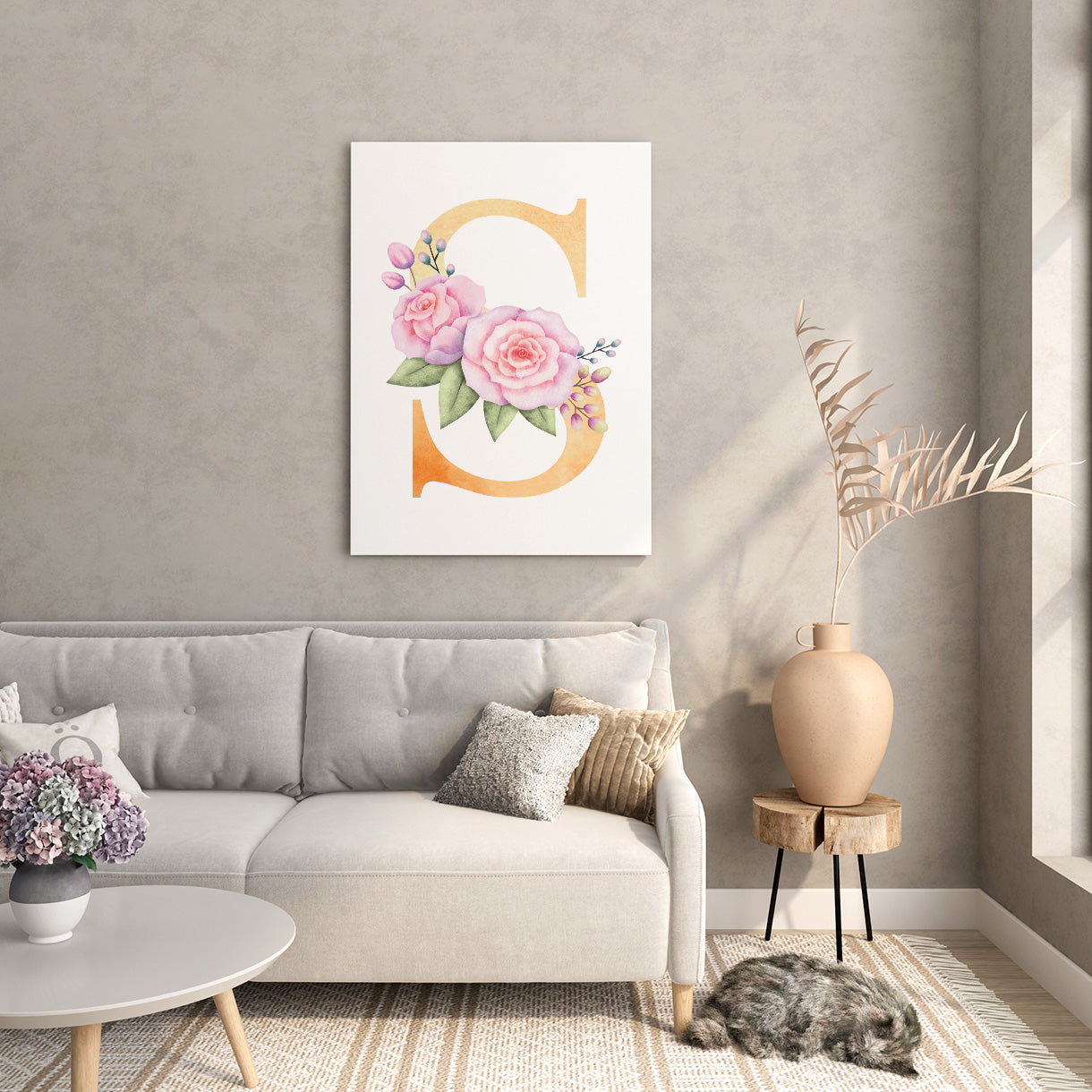 Blossom Letters Canvas