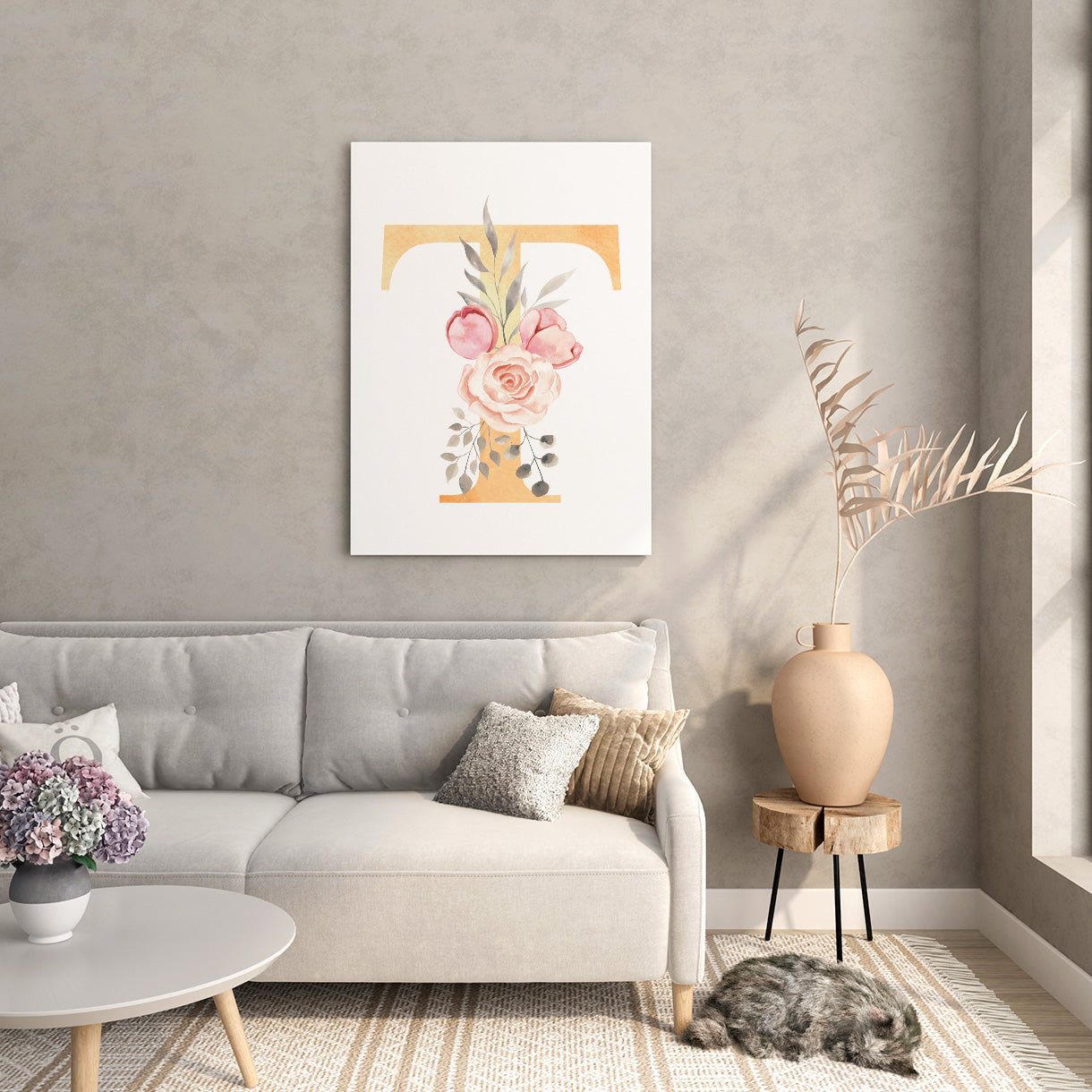 Blossom Letters Canvas