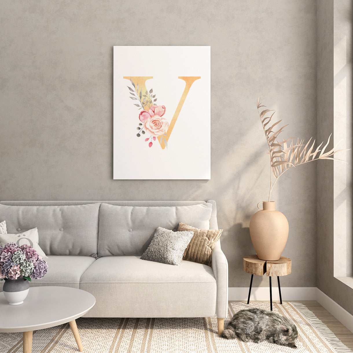 Blossom Letters Canvas