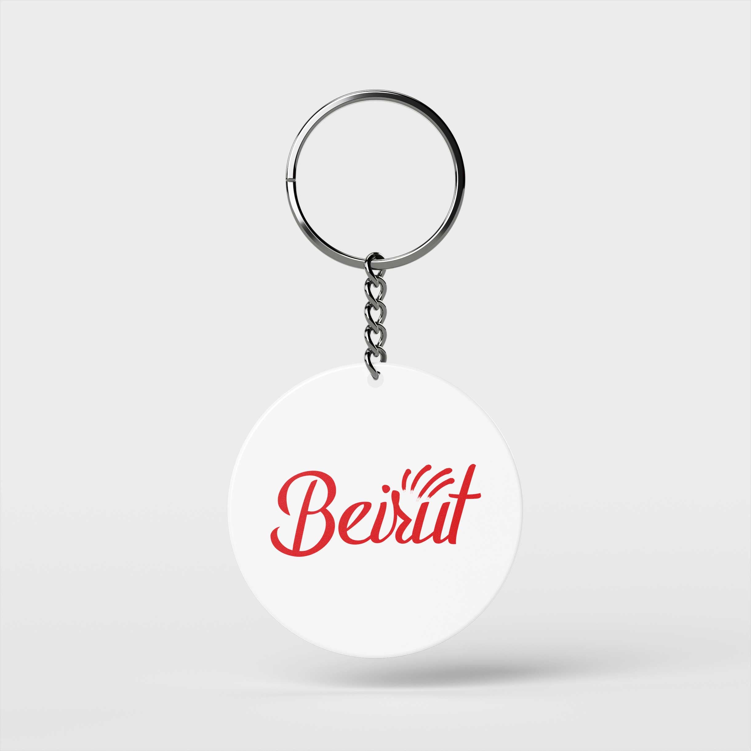 Beirut Red Keychain