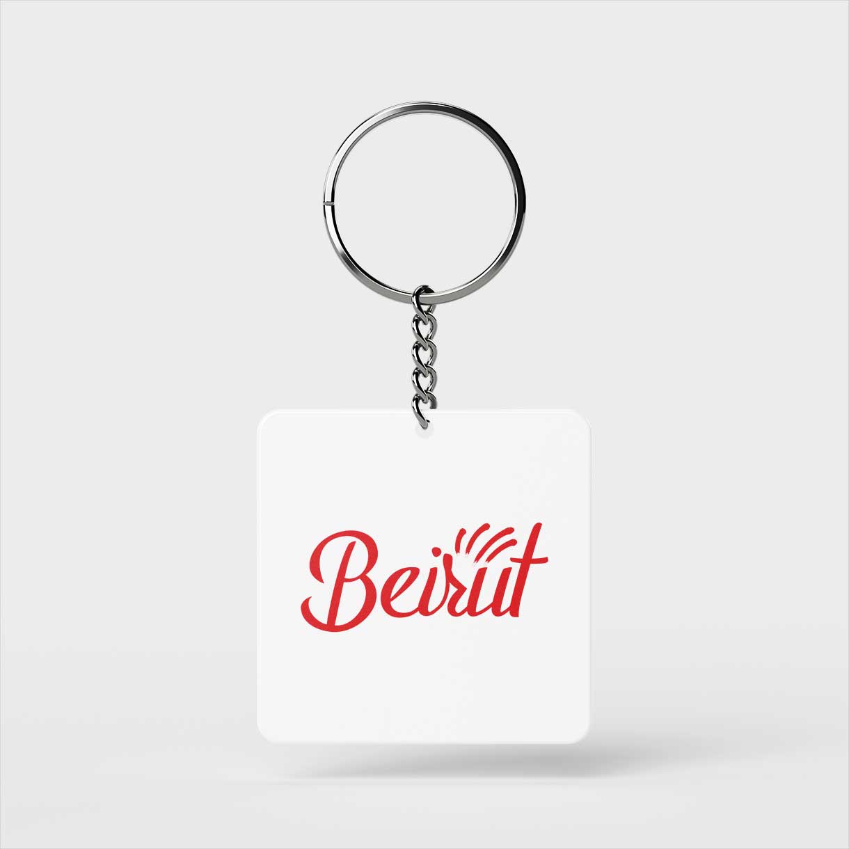 Beirut Red Keychain