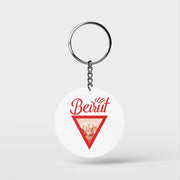 Beirut Red Triangle Keychain