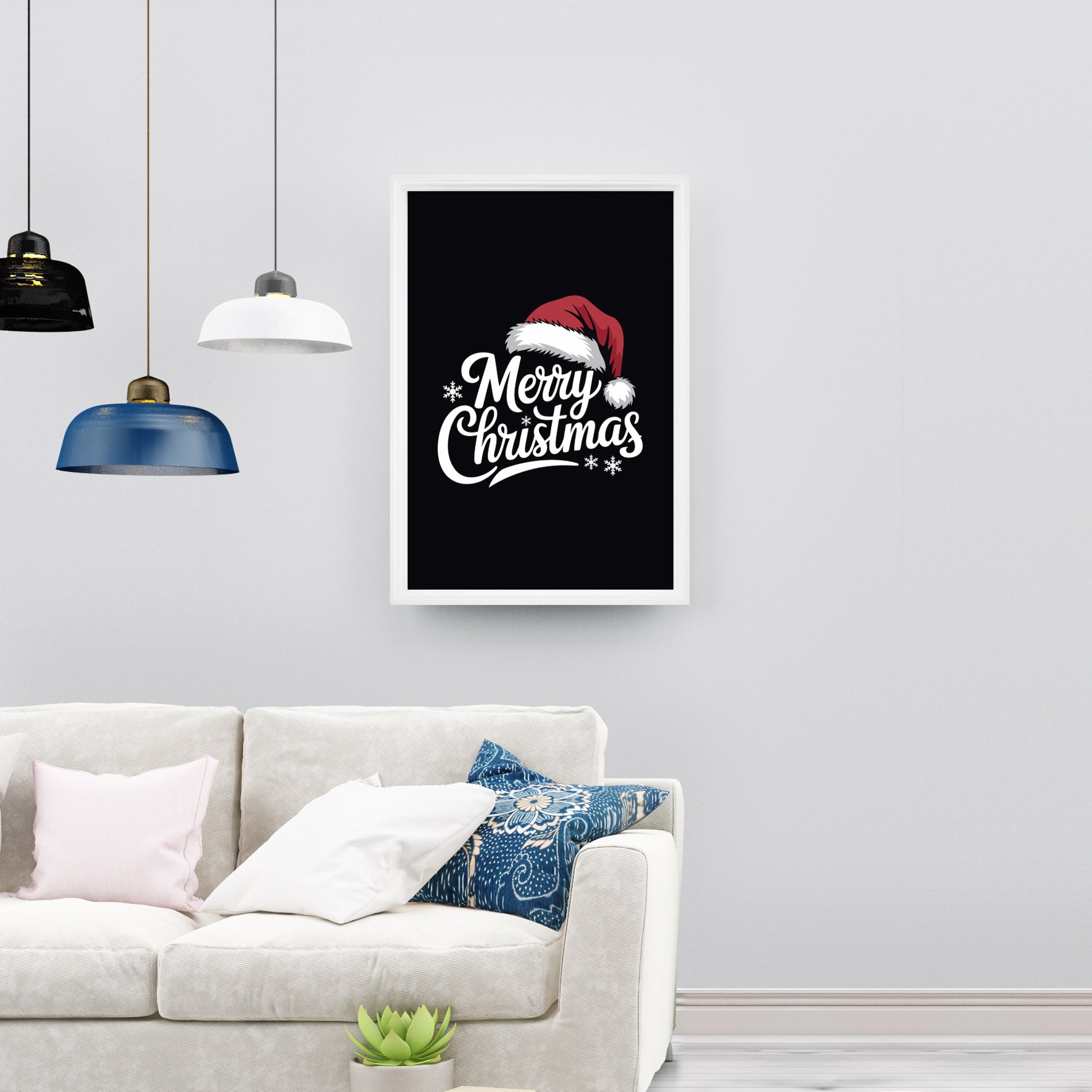 Christmas Black Poster