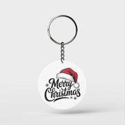 Christmas White Keychain
