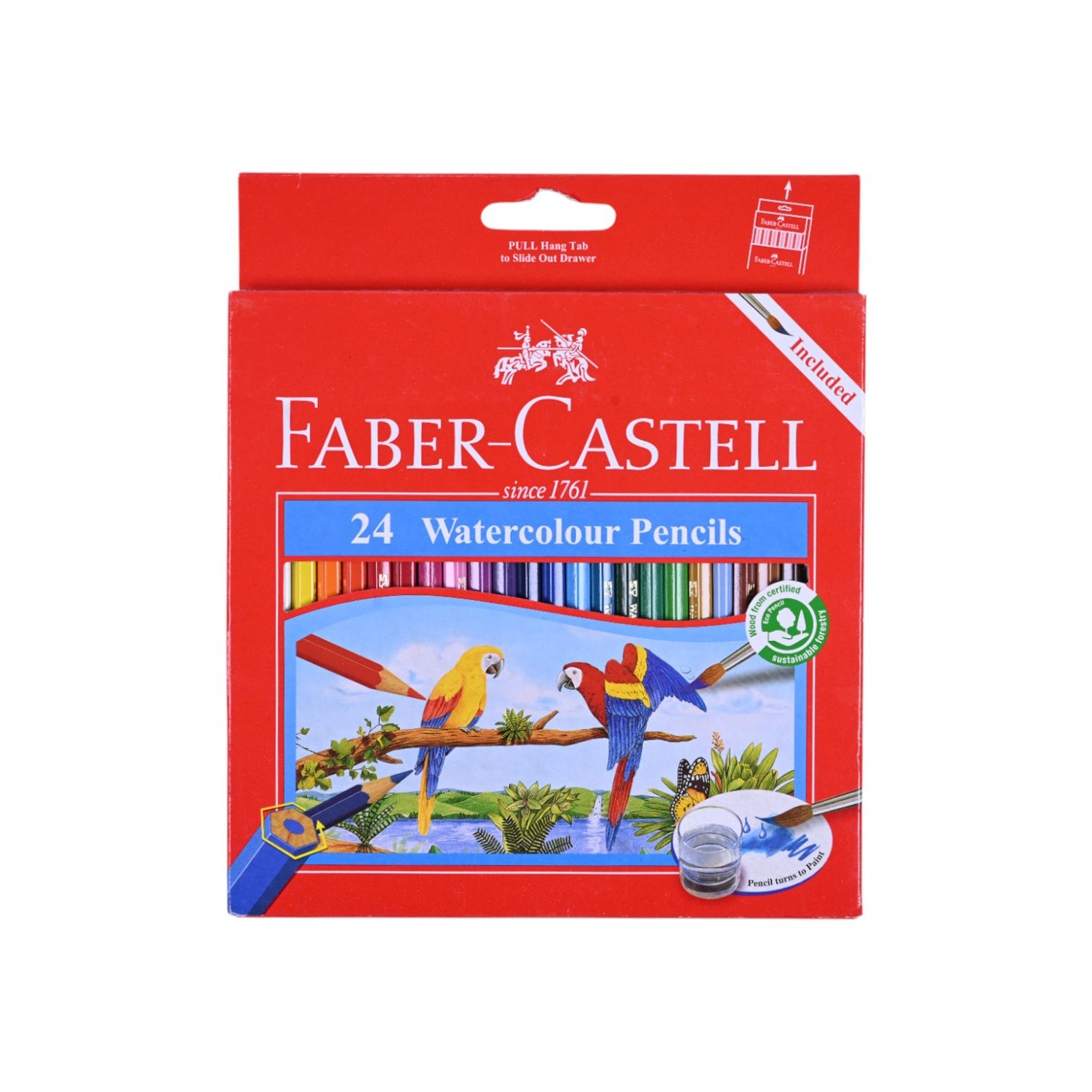 Faber Castell Watercolour Pencils–24 Colors