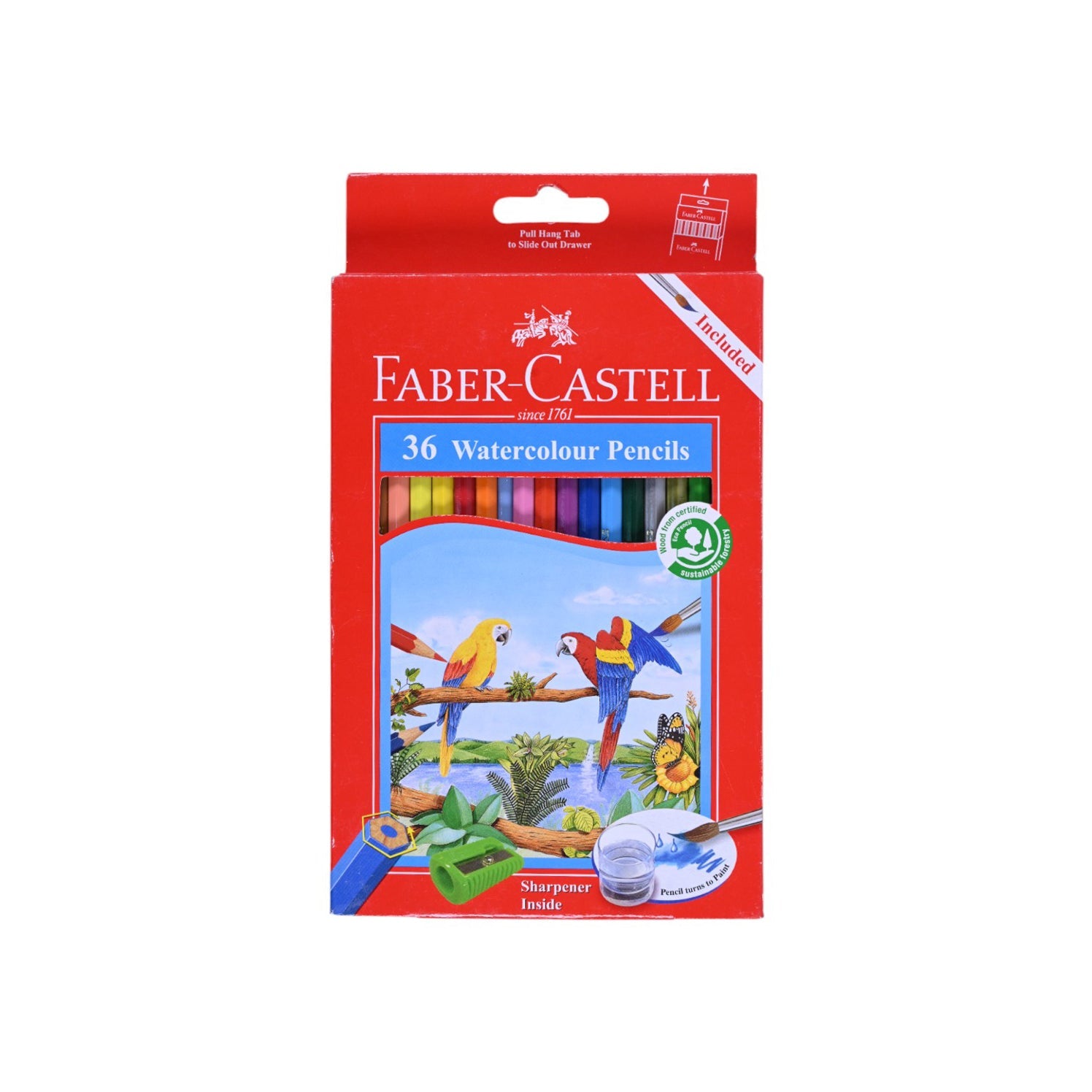 Faber Castell Watercolour Pencils–36 Colors