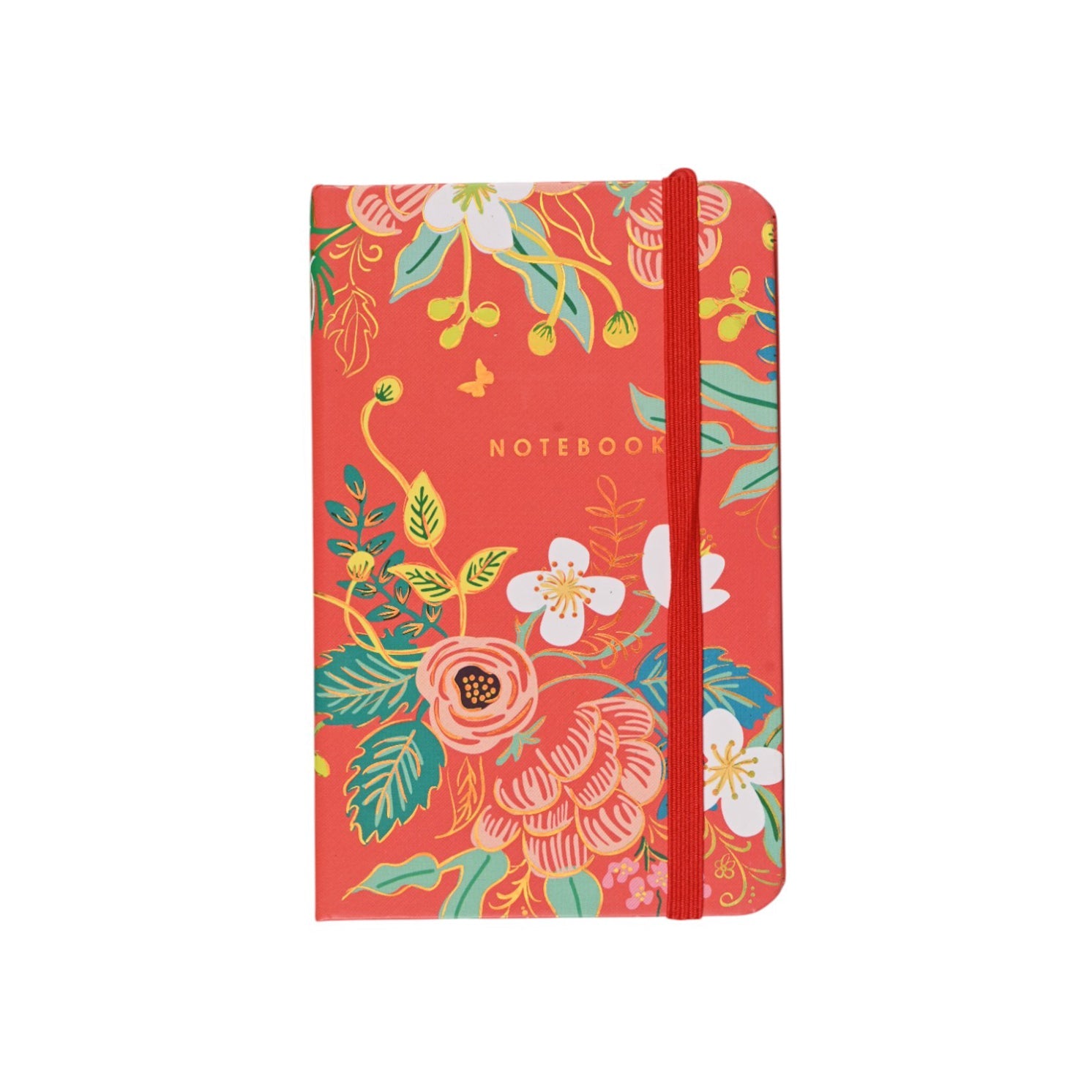 Floral Gold A6 Notebook