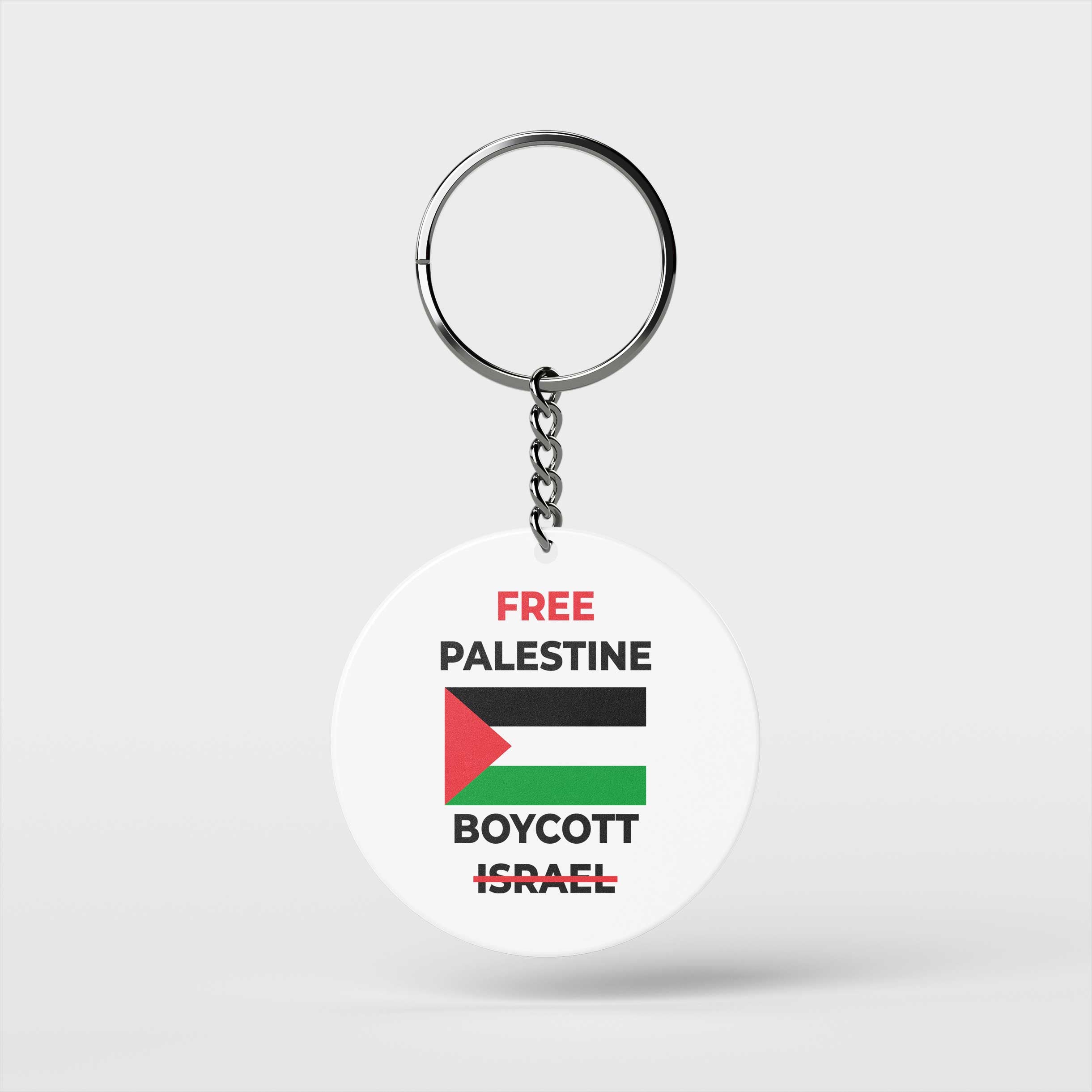 Free Palestine Keychain
