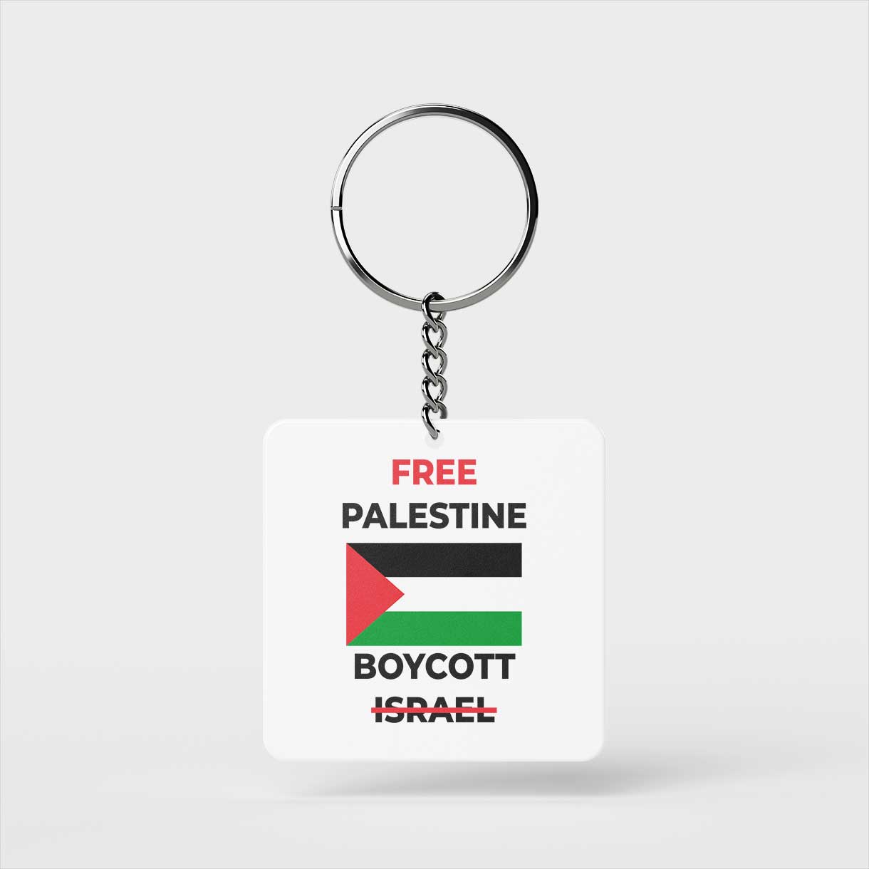 Free Palestine Keychain