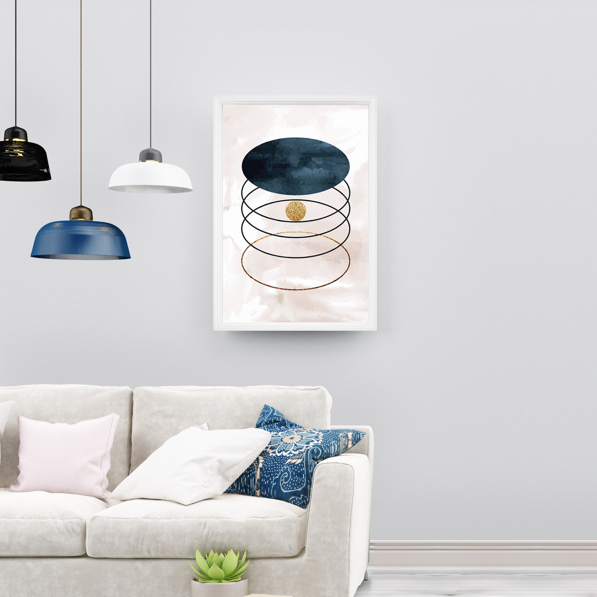 Floating Rings Poster