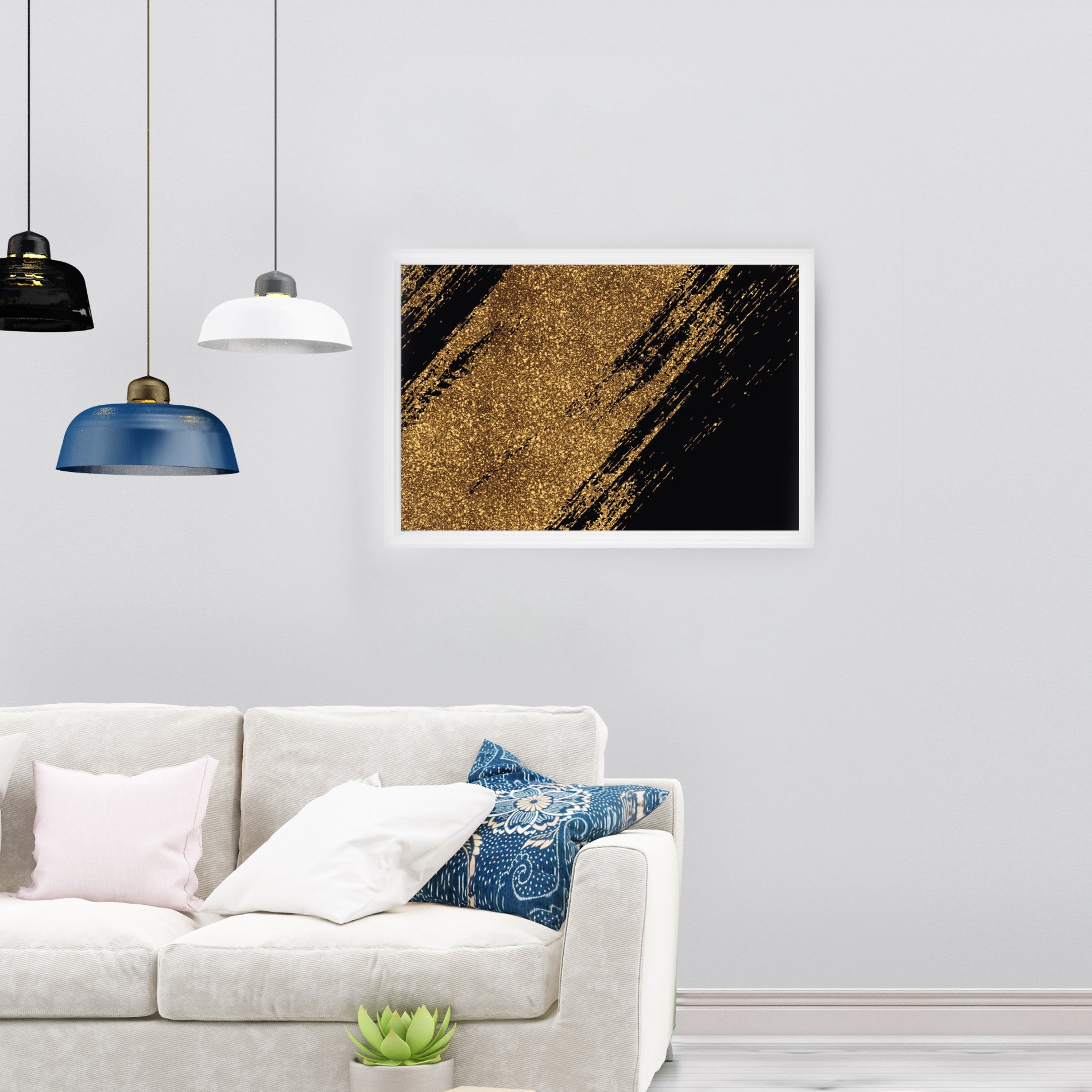 Golden Calligraphy Poster