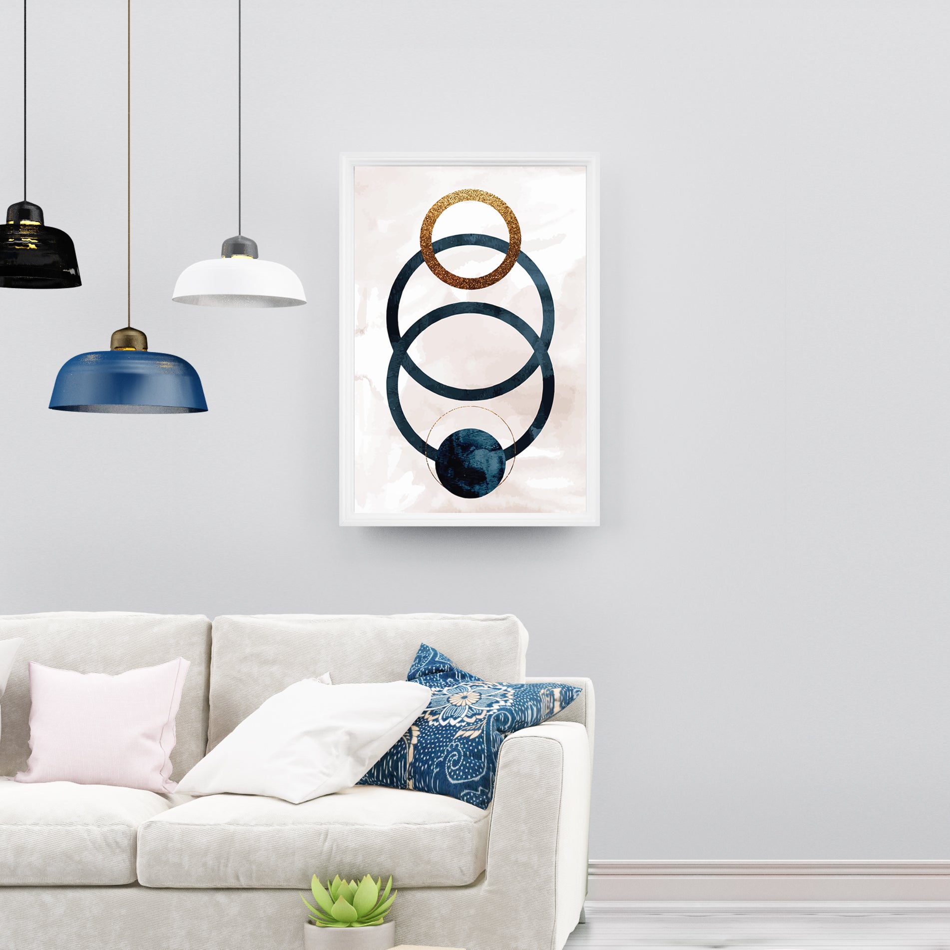 Golden Circles Poster