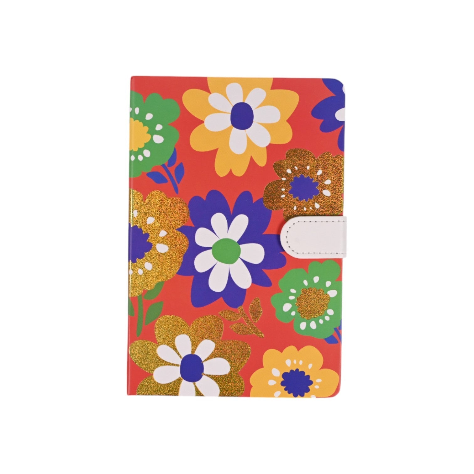 Golden Petals A5 Notebook