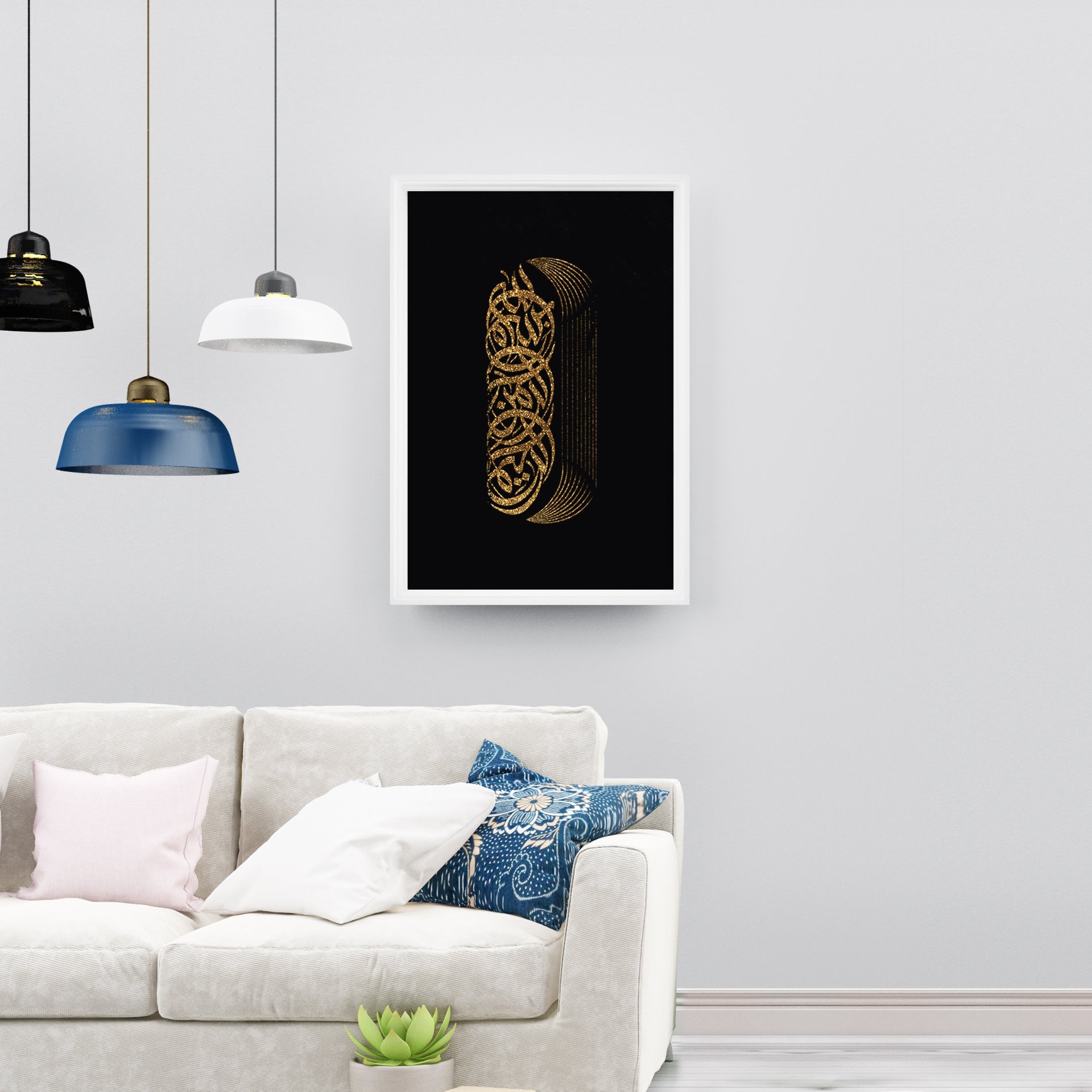 Islamic Midnight Gold Poster