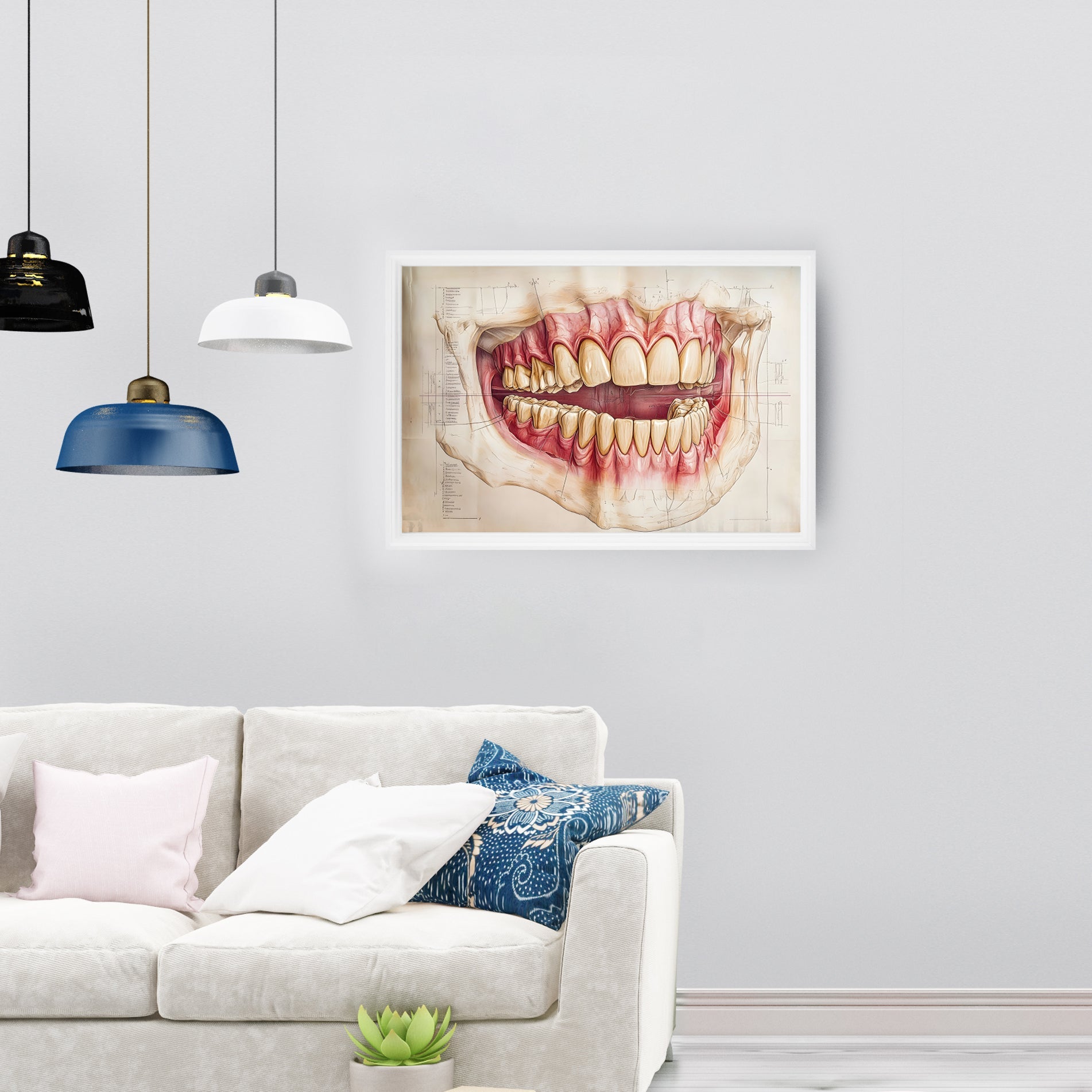 Jaw Anatomy Poster