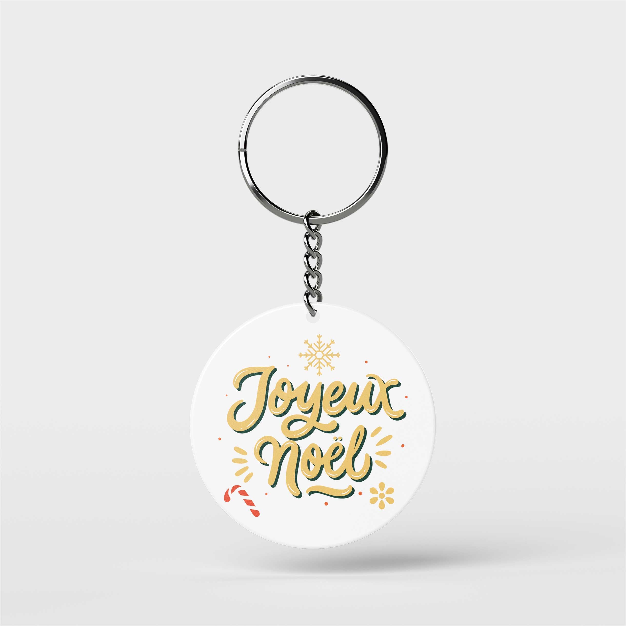 Joyeux Noel Keychain