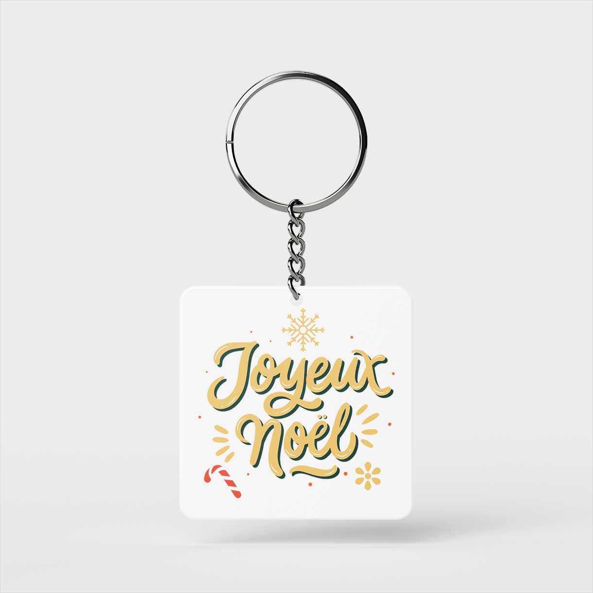 Joyeux Noel Keychain