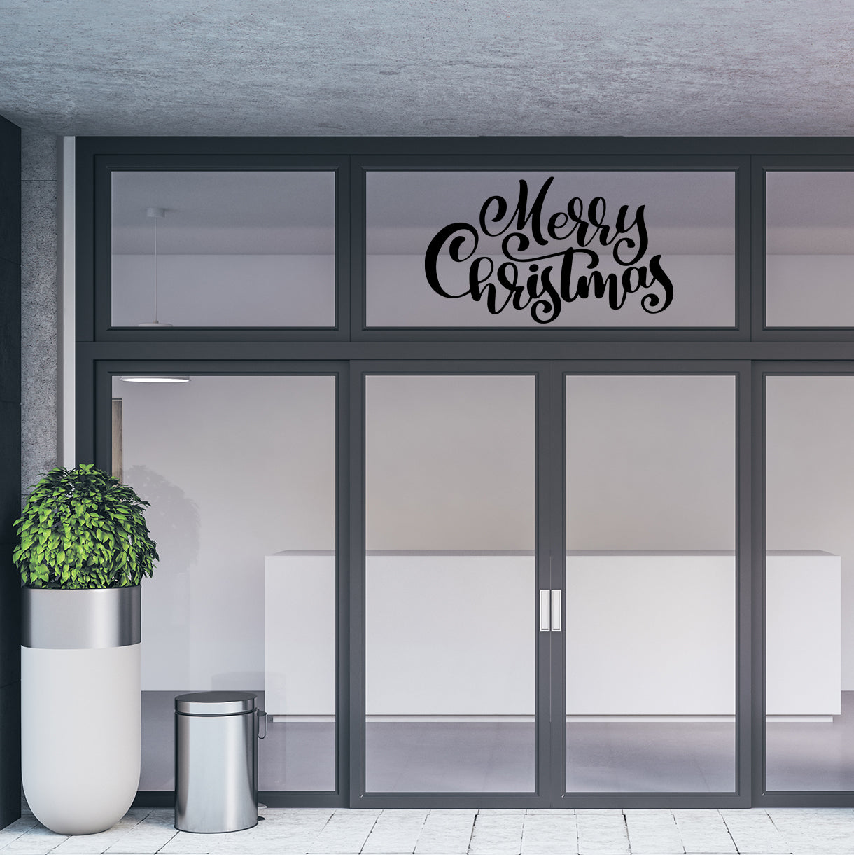 Merry Christmas Door Vinyl