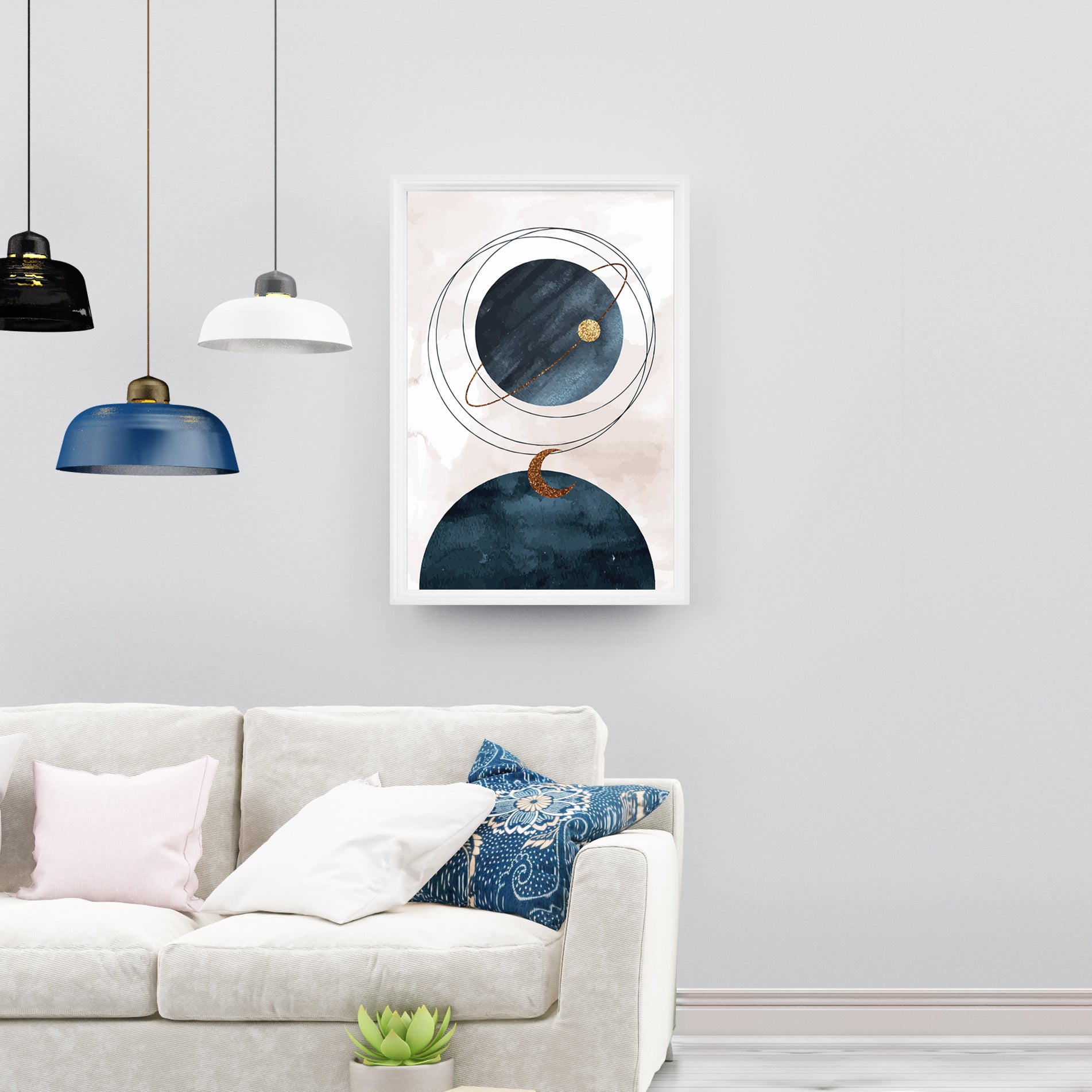 Orbit Planet Poster
