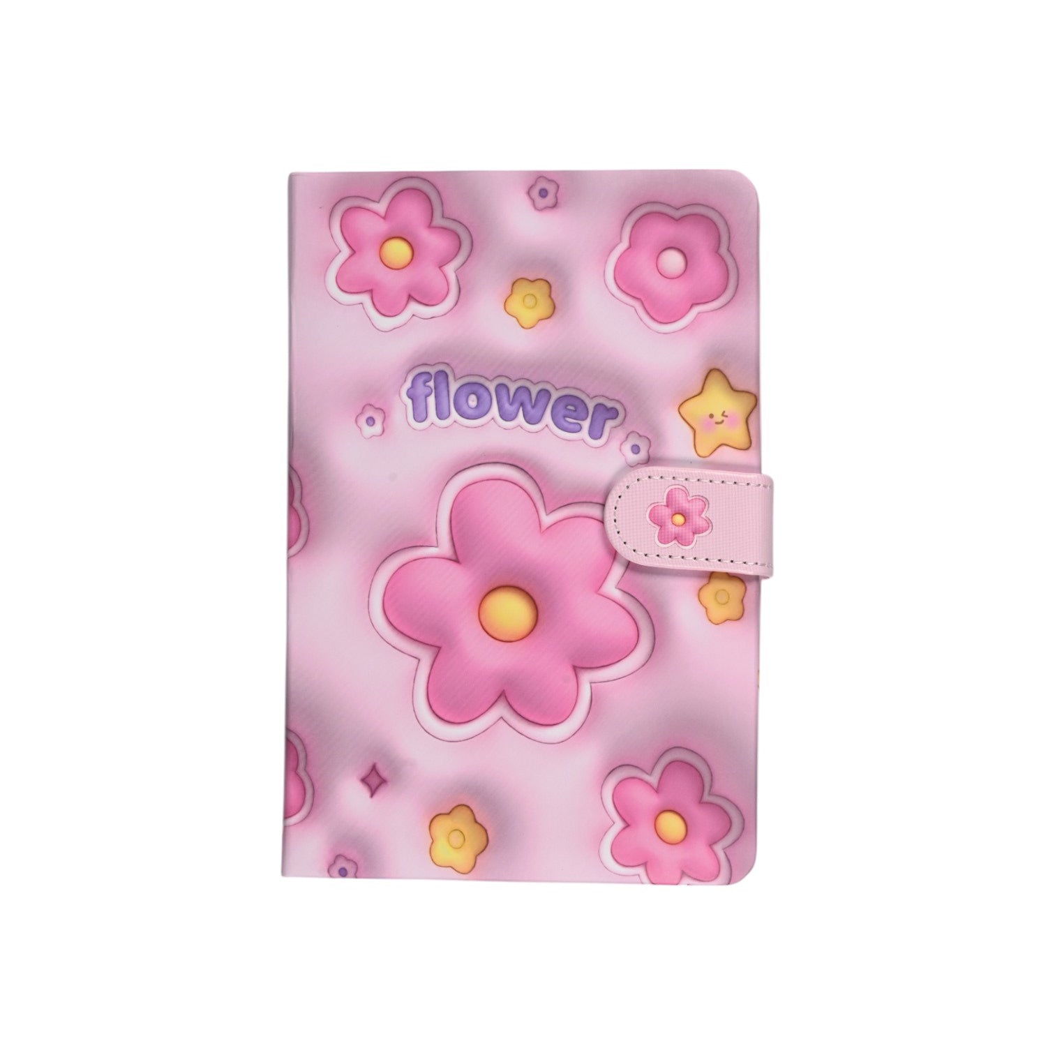 Puffy Flower A5 Notebook