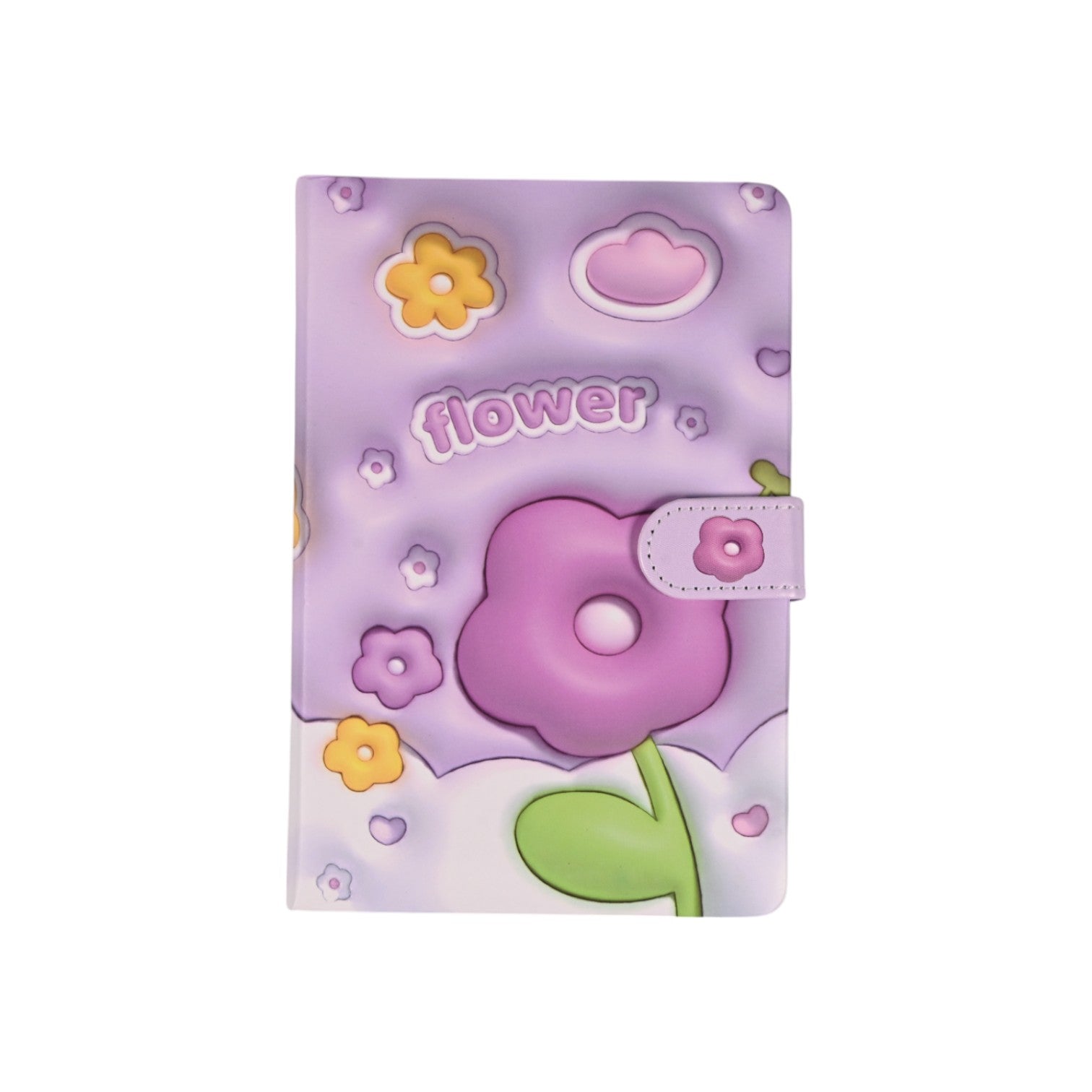 Puffy Flower A5 Notebook