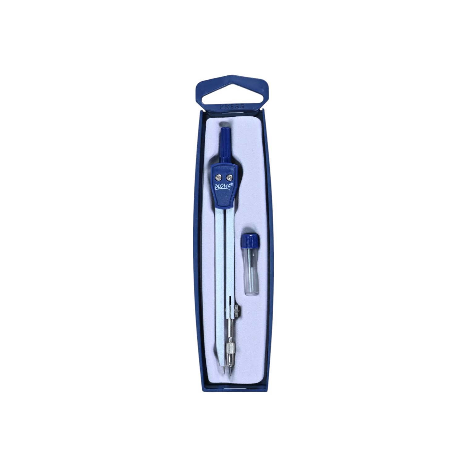 Ploma Metal Compass + Refill Case