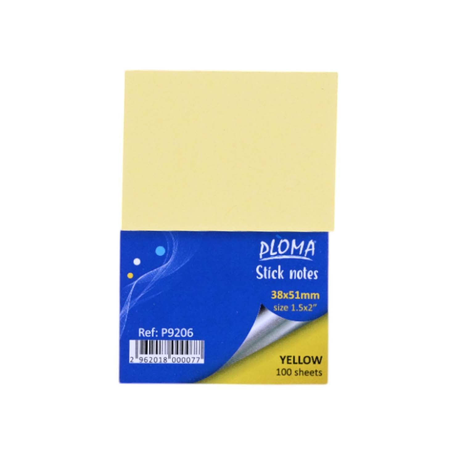 Ploma Yellow  Sticky Notes
