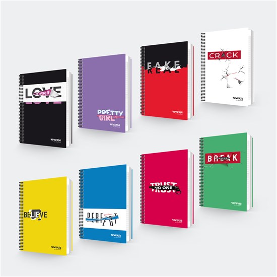Opaline Reverse Spiral notebook 144 sheets