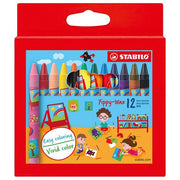 Stabilo Yippy-Wax 12 Colors In Cardboard