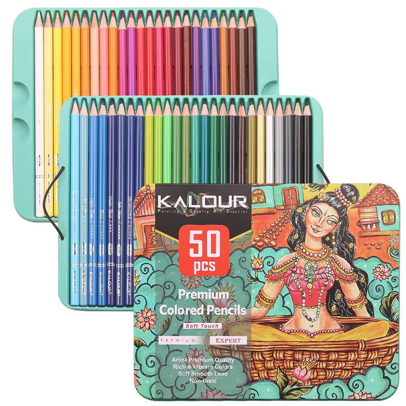 Kalour Premium Colored Pencils (Set of 50)
