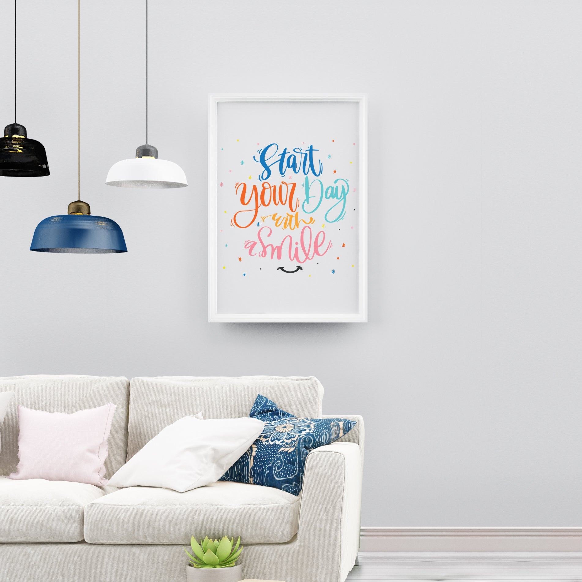 Start with a Smile Poster