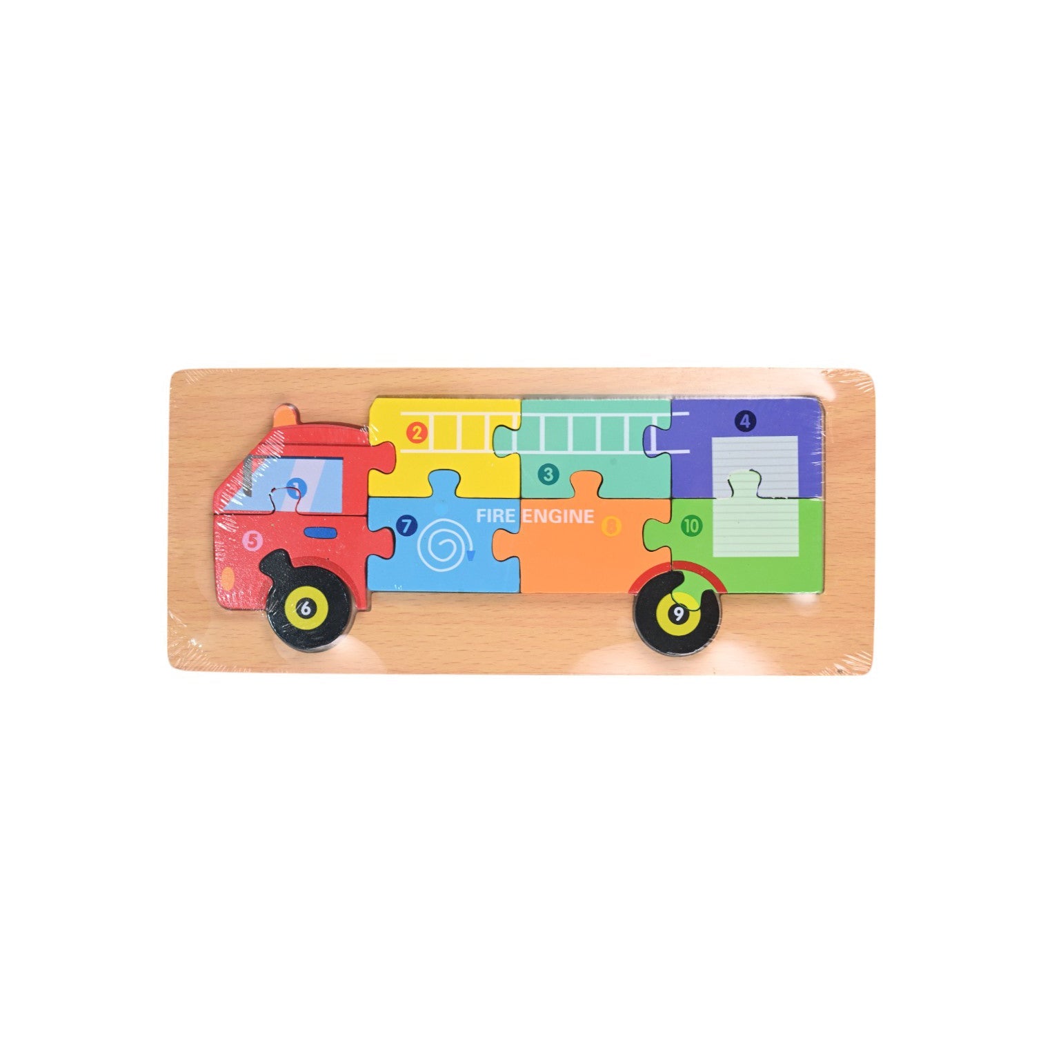 Wooden Number Puzzle Board