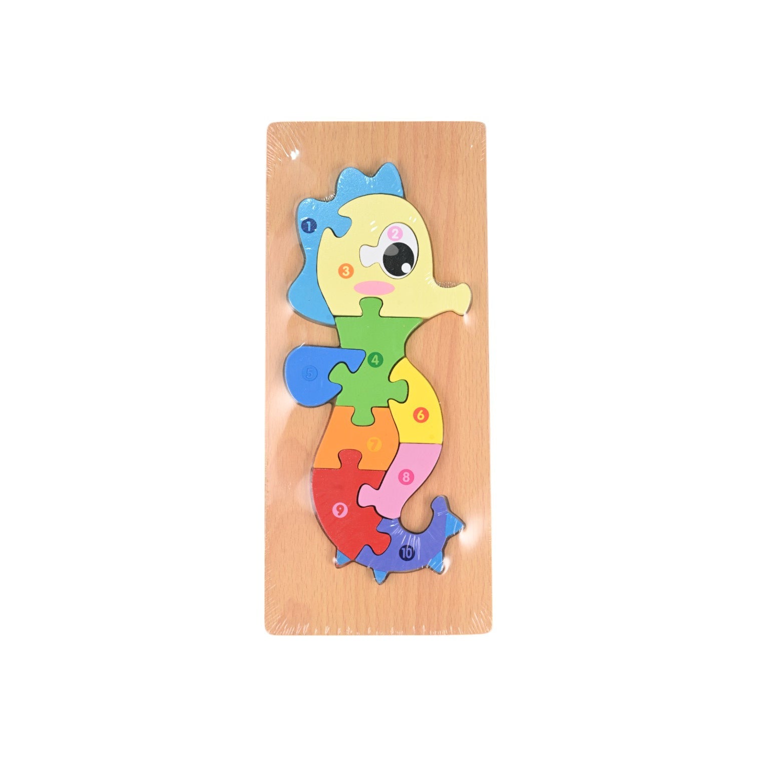Wooden Number Puzzle Board