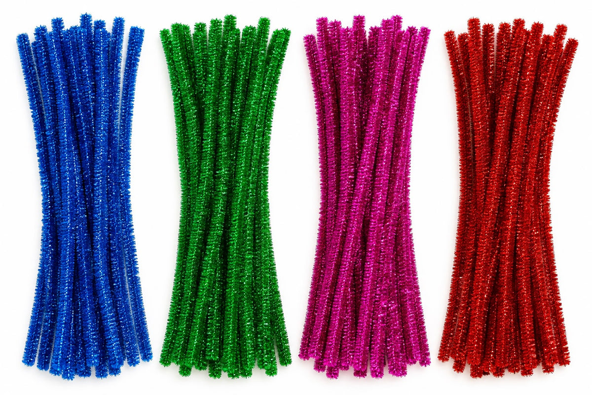 Pipe Cleaners Glitter And Normal Pack