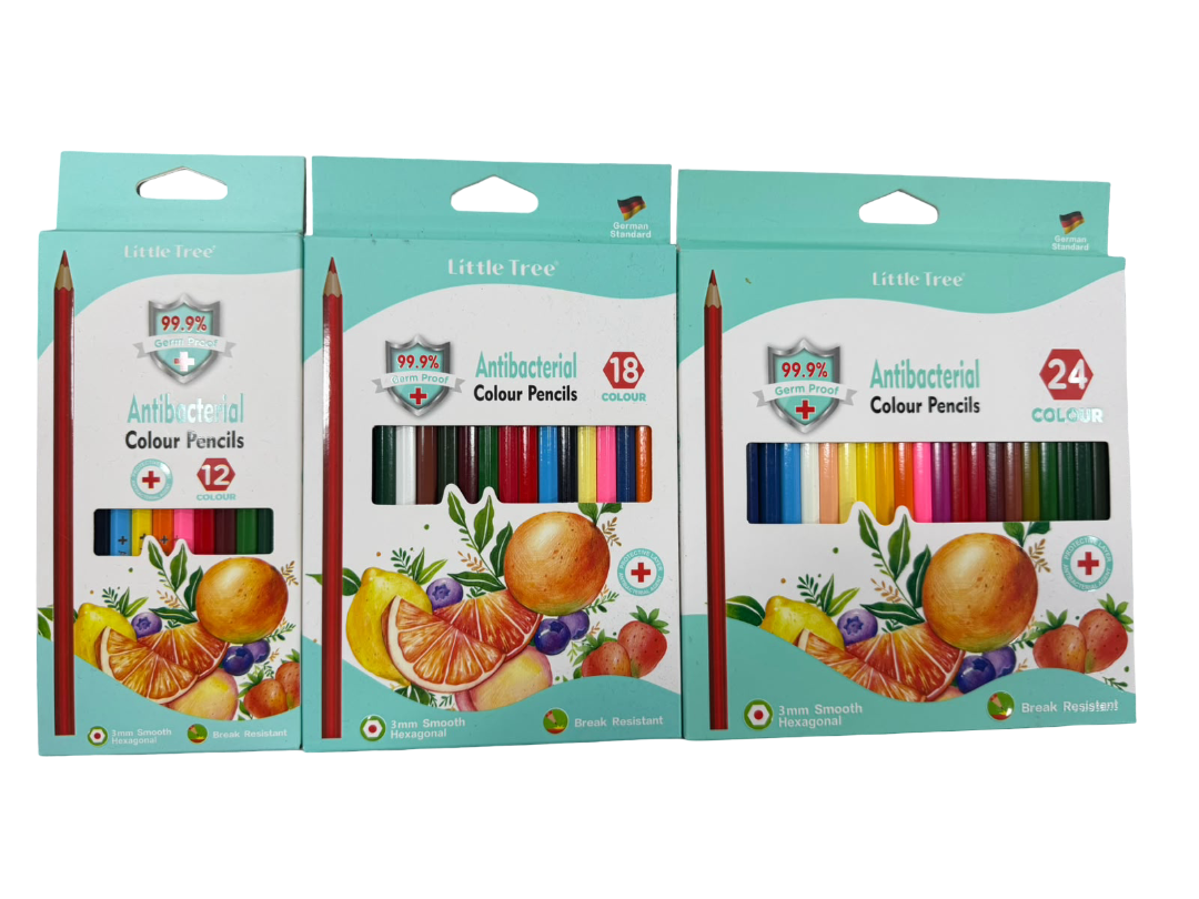 Little Tree Anti Bacterial Color Pencils