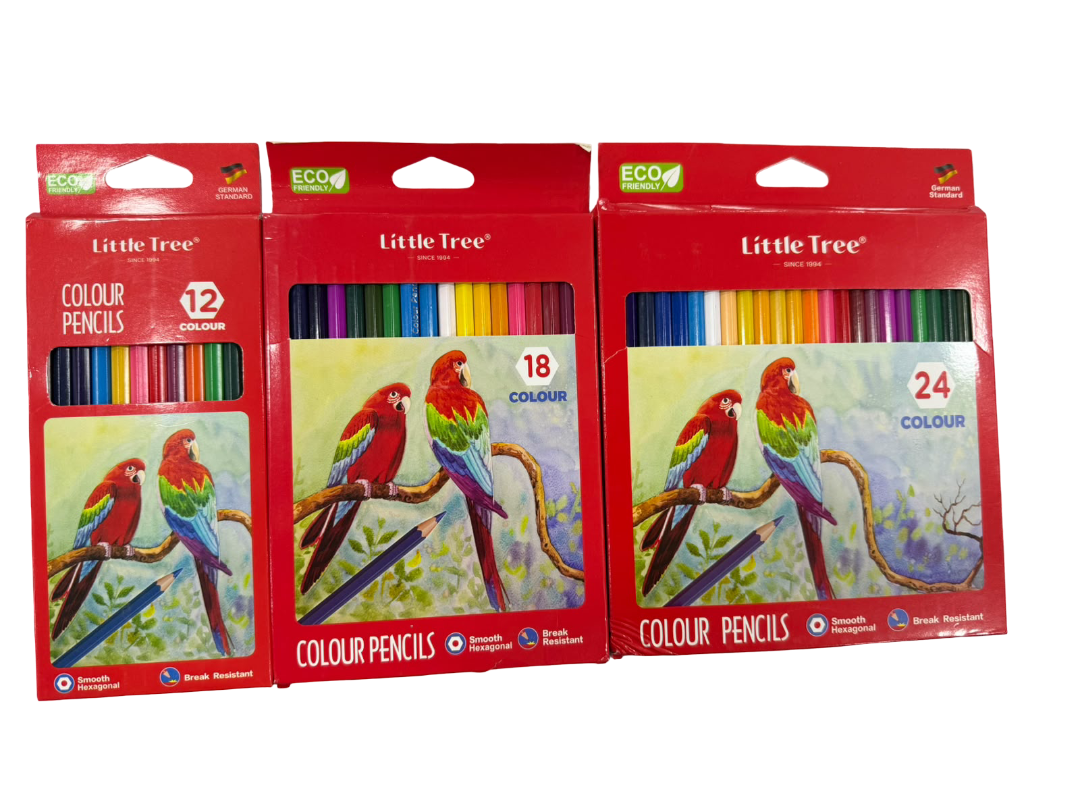 Little Tree Birds Color Pencils