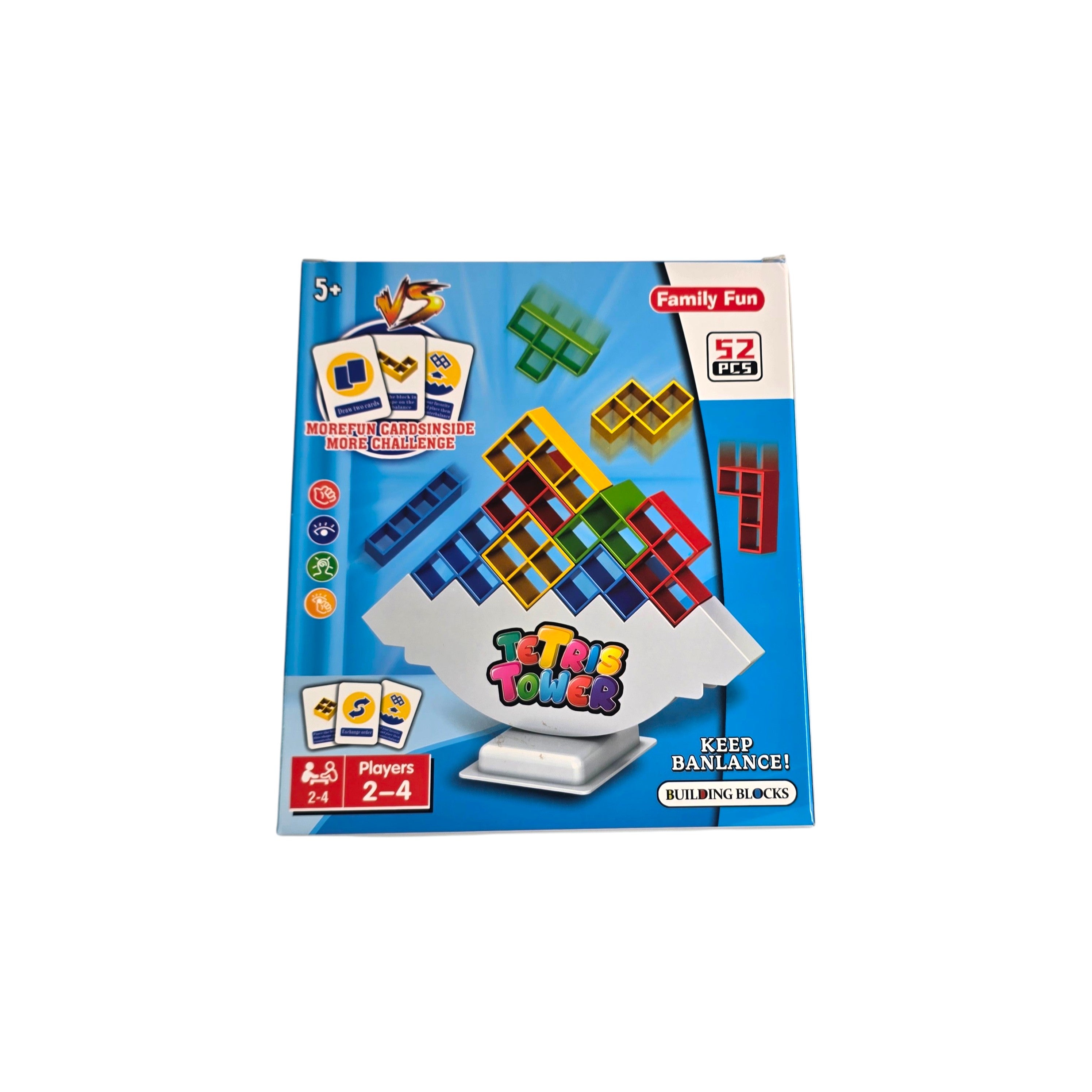 Tetris Tower Balance Game