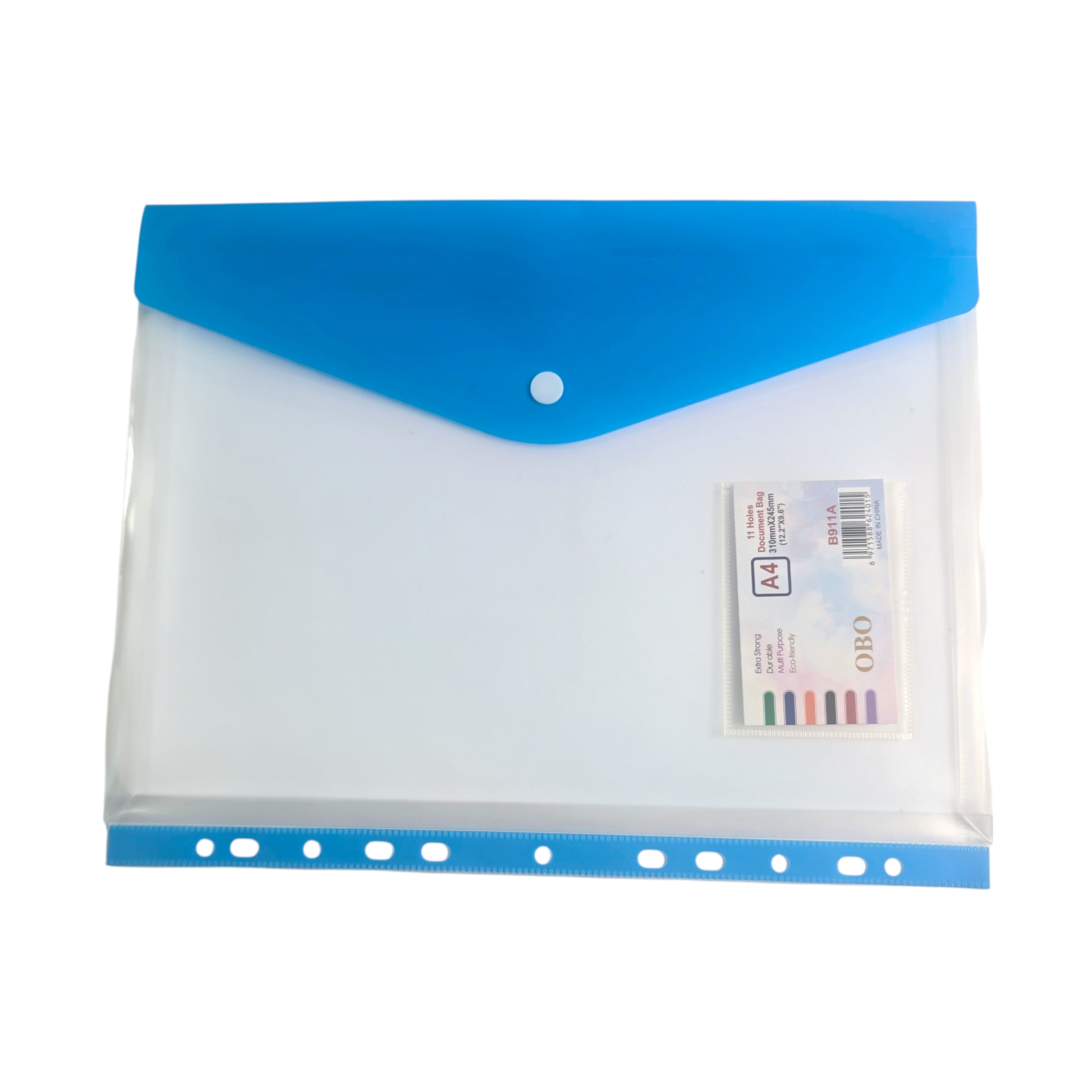 A4 Snap Button Document Envelope