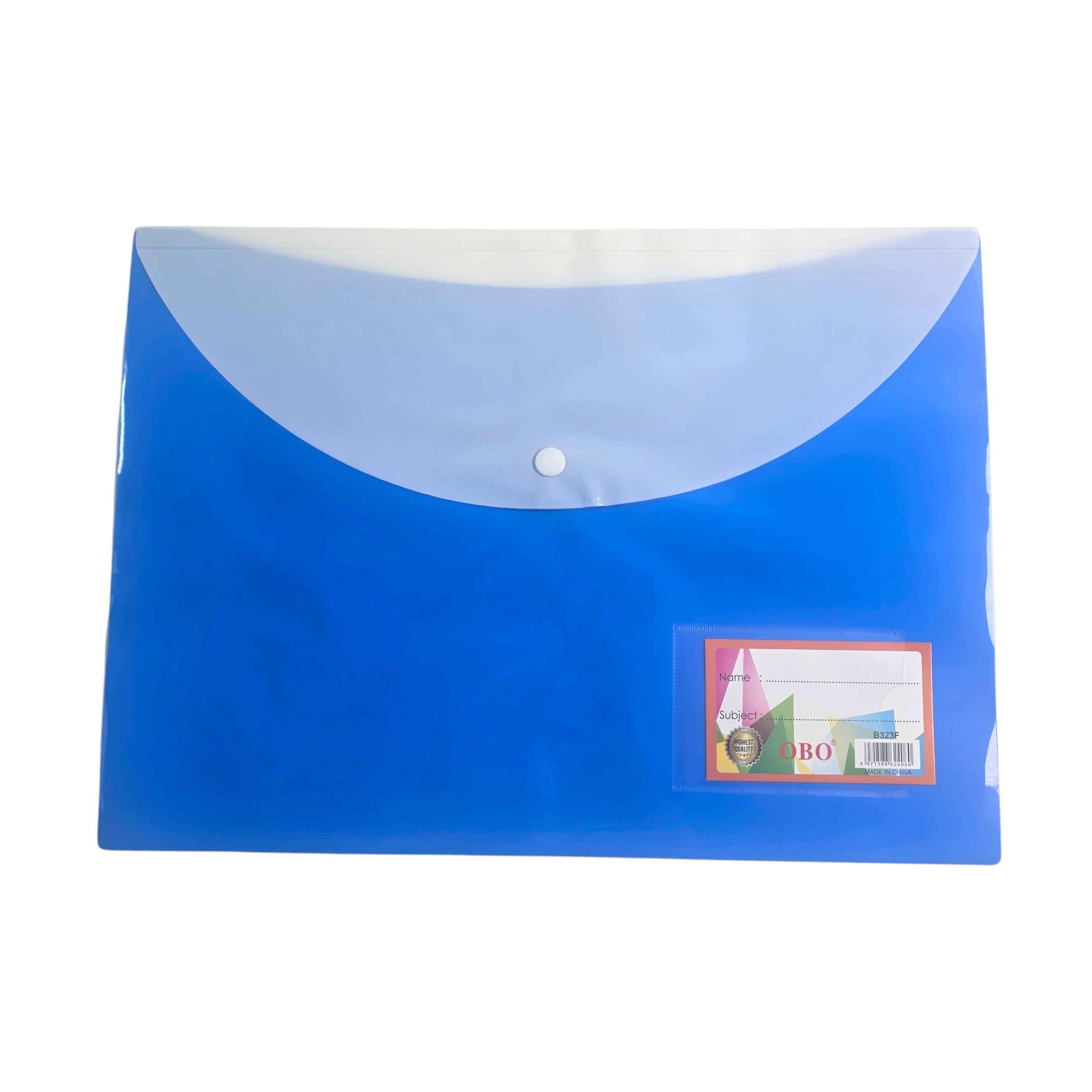 A4 Snap Button Document Envelope