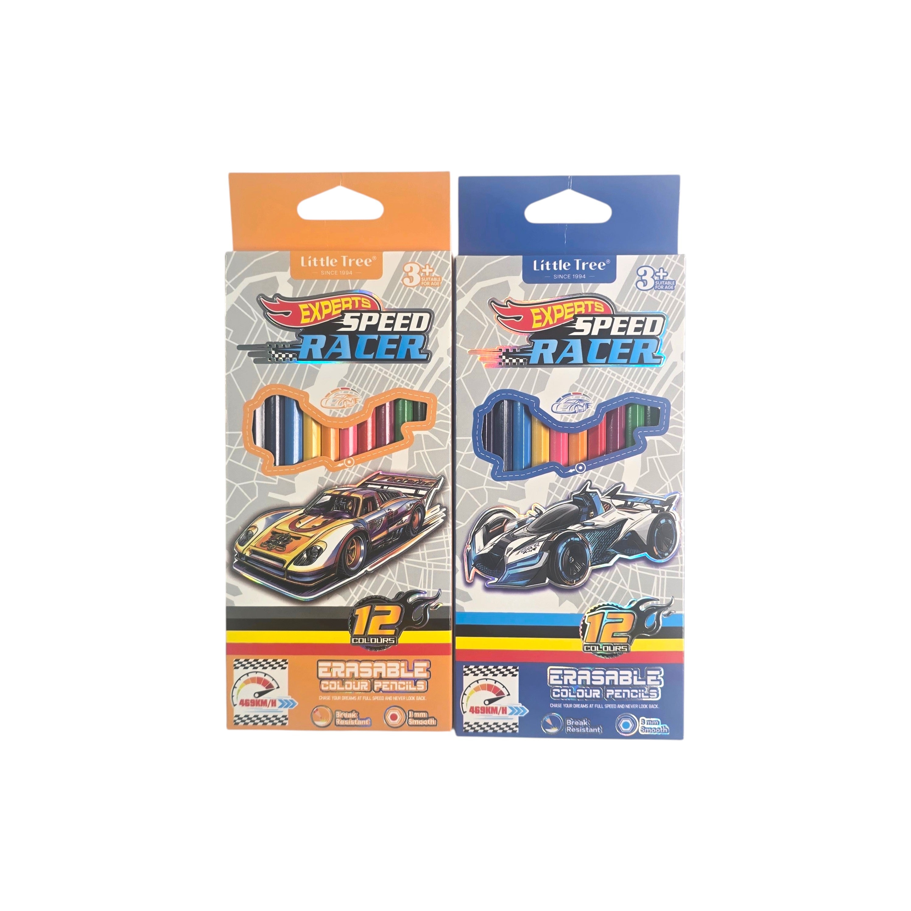 Speed Racer Erasable Colour Pencils