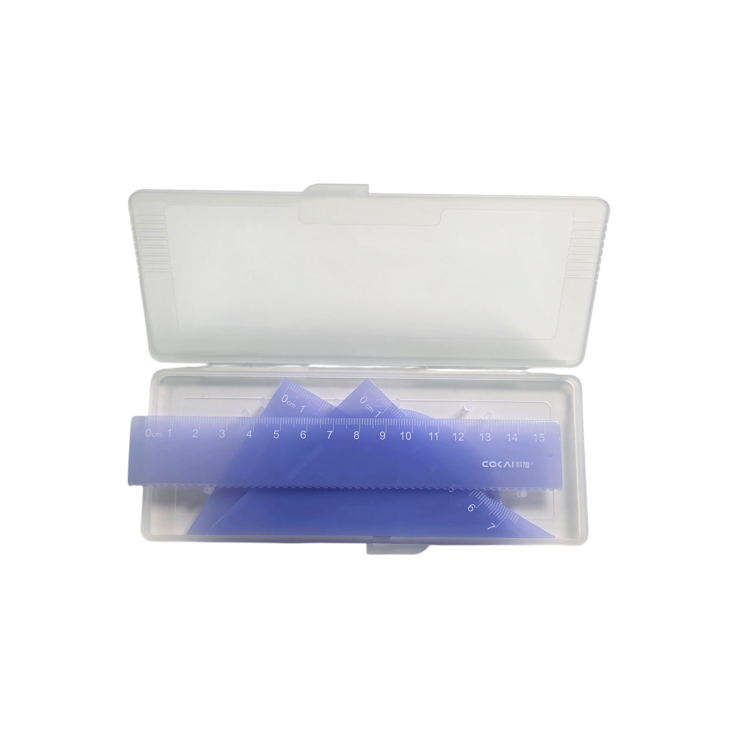 Transparent Geometry Set with Case