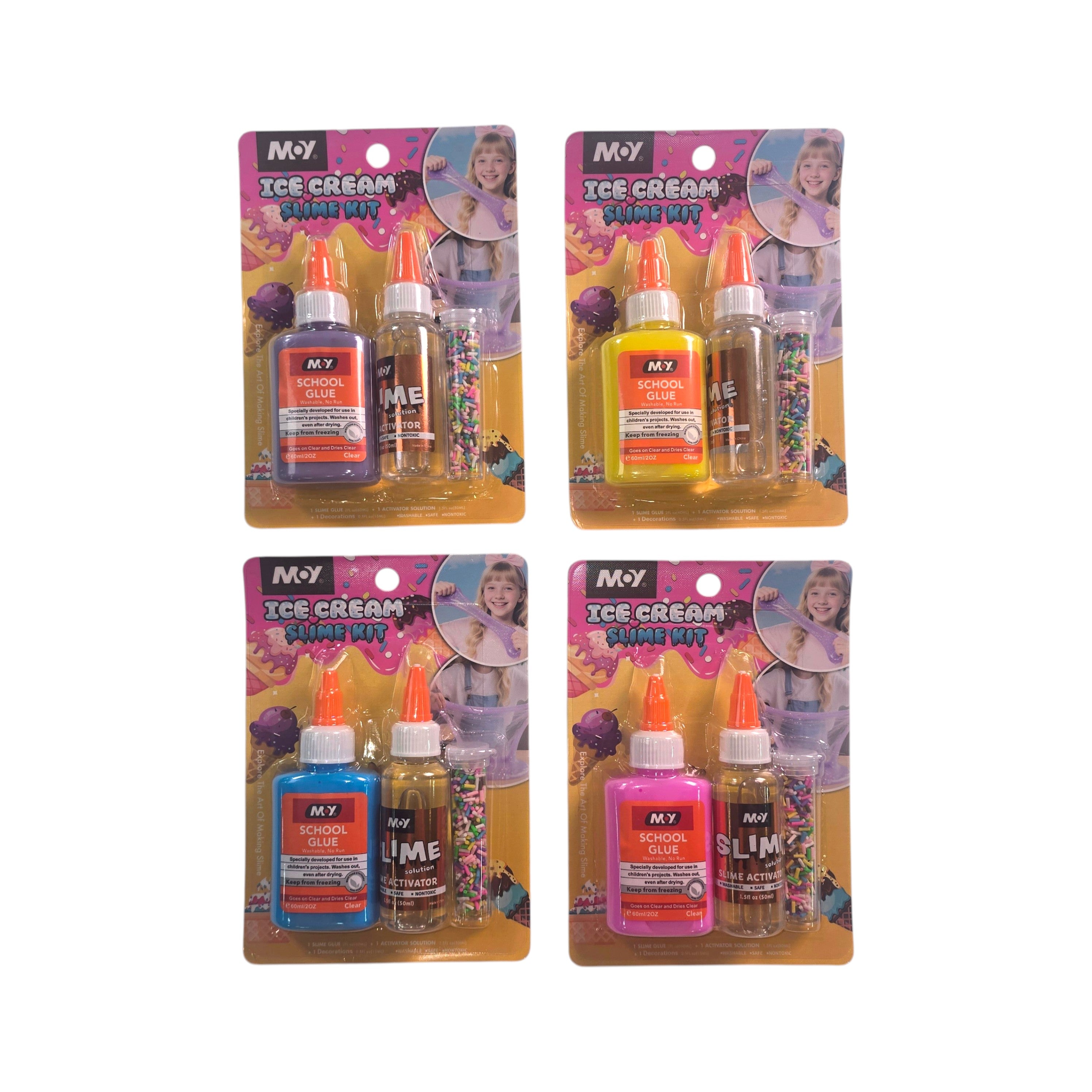 Ice Cream Slime Kit DIY Set