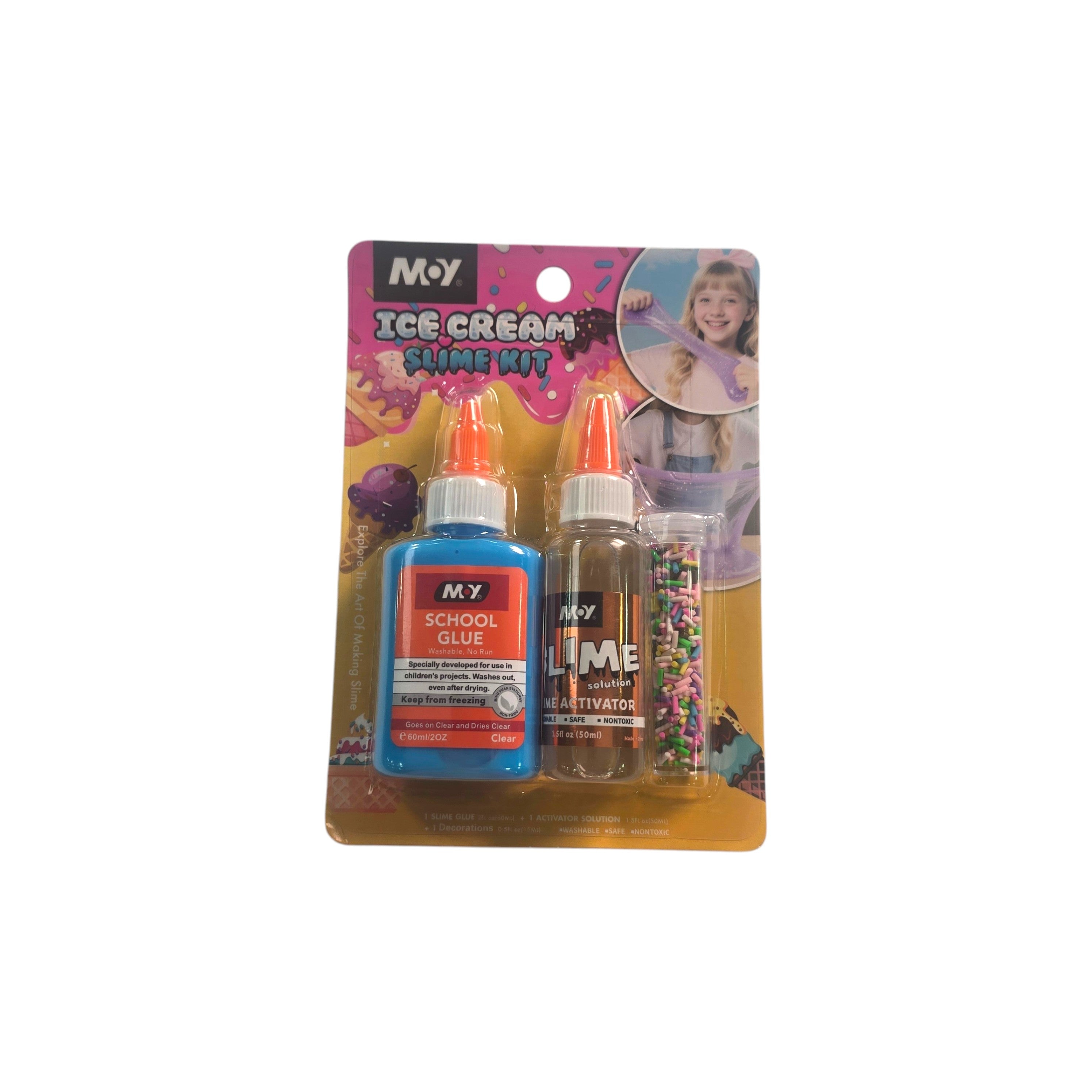 Ice Cream Slime Kit DIY Set