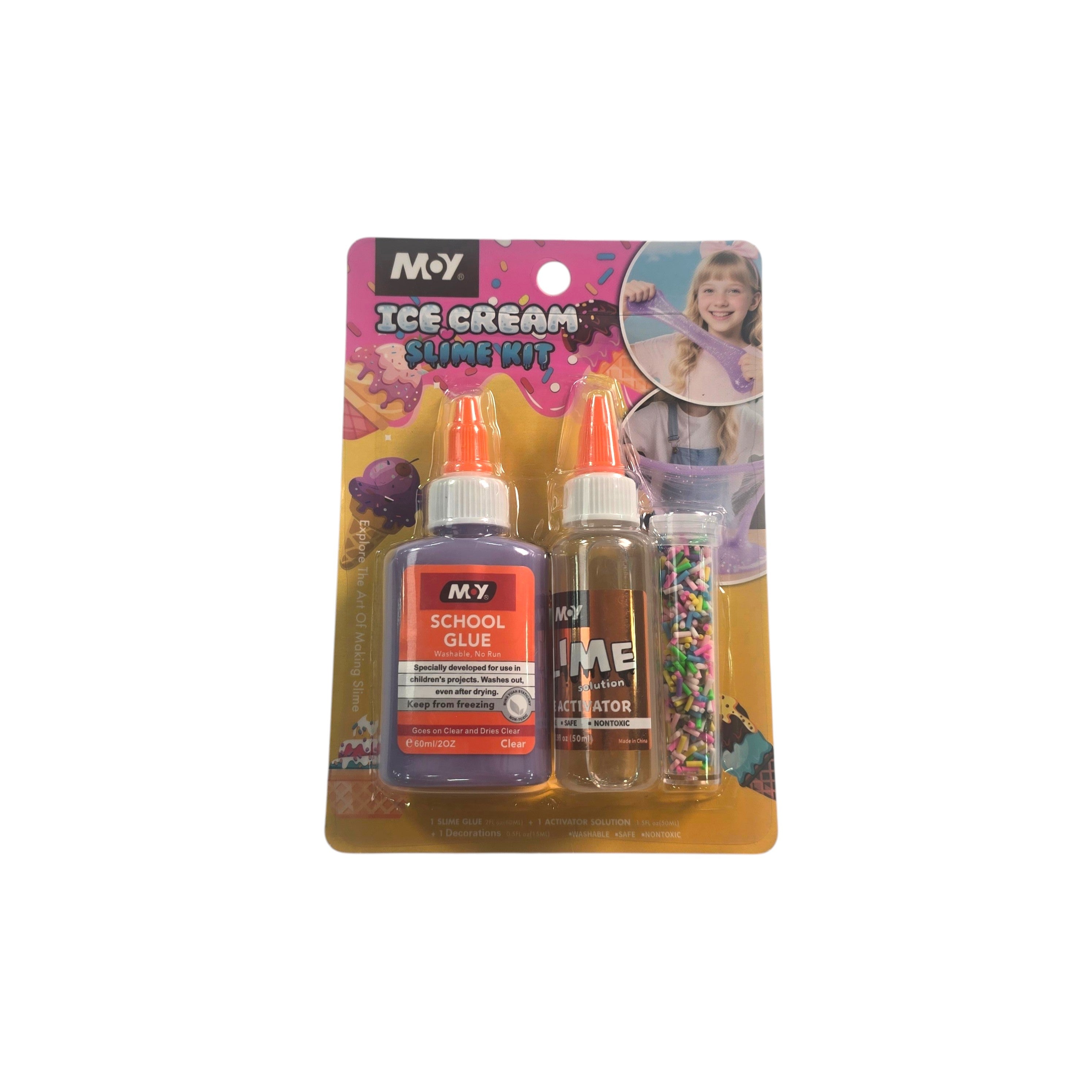 Ice Cream Slime Kit DIY Set