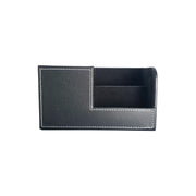 Leather Desk Organizer Pen Holder