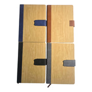 Wood Cover Executive Notebook A5