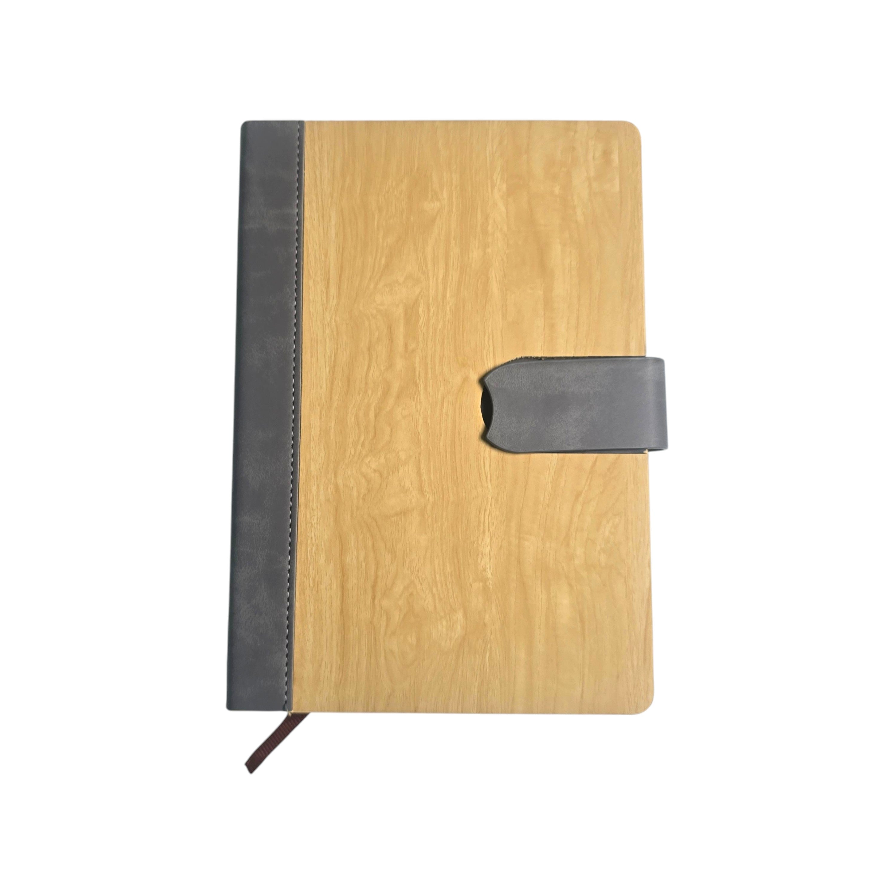 Wood Cover Executive Notebook A5