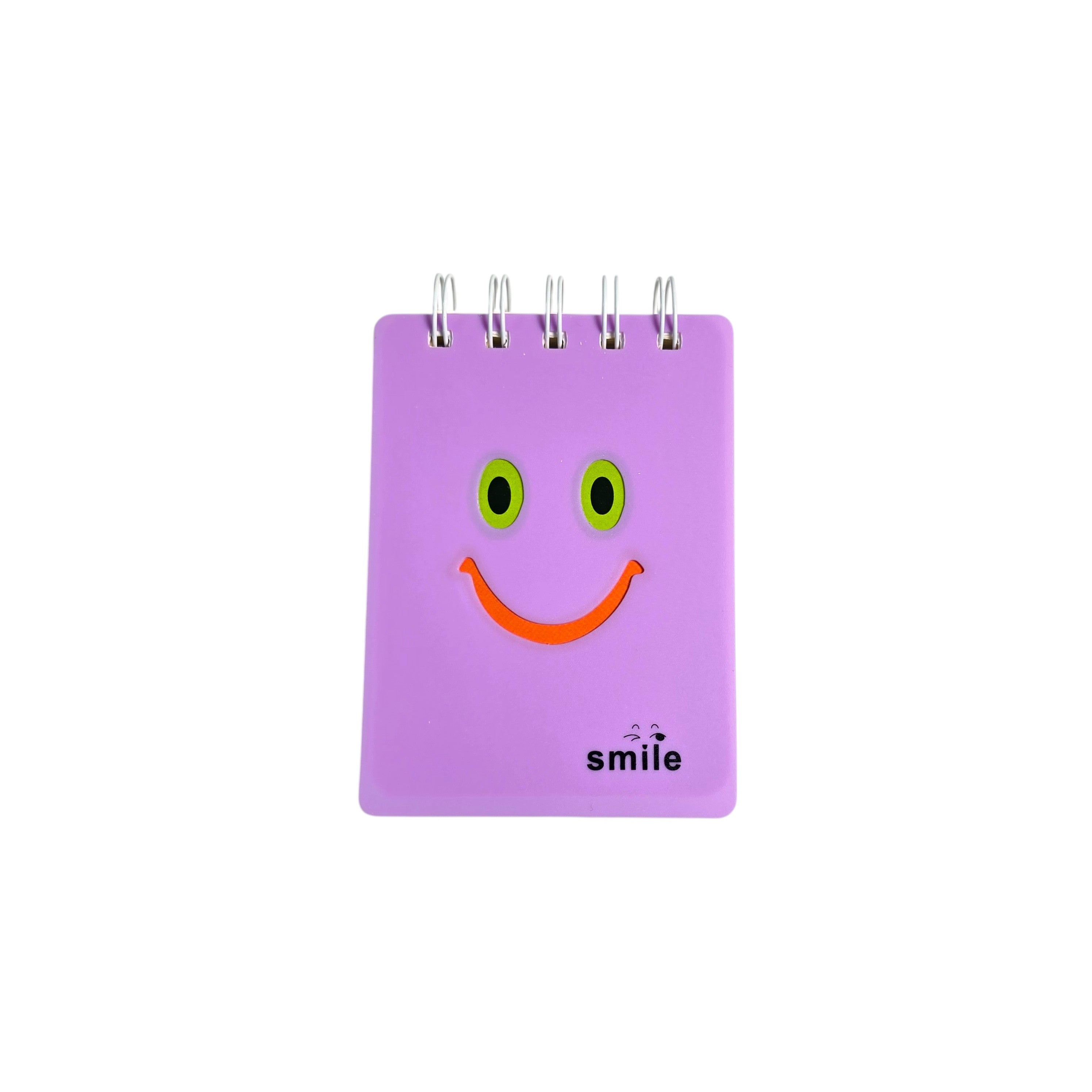 A7 Smile Spiral Notebook